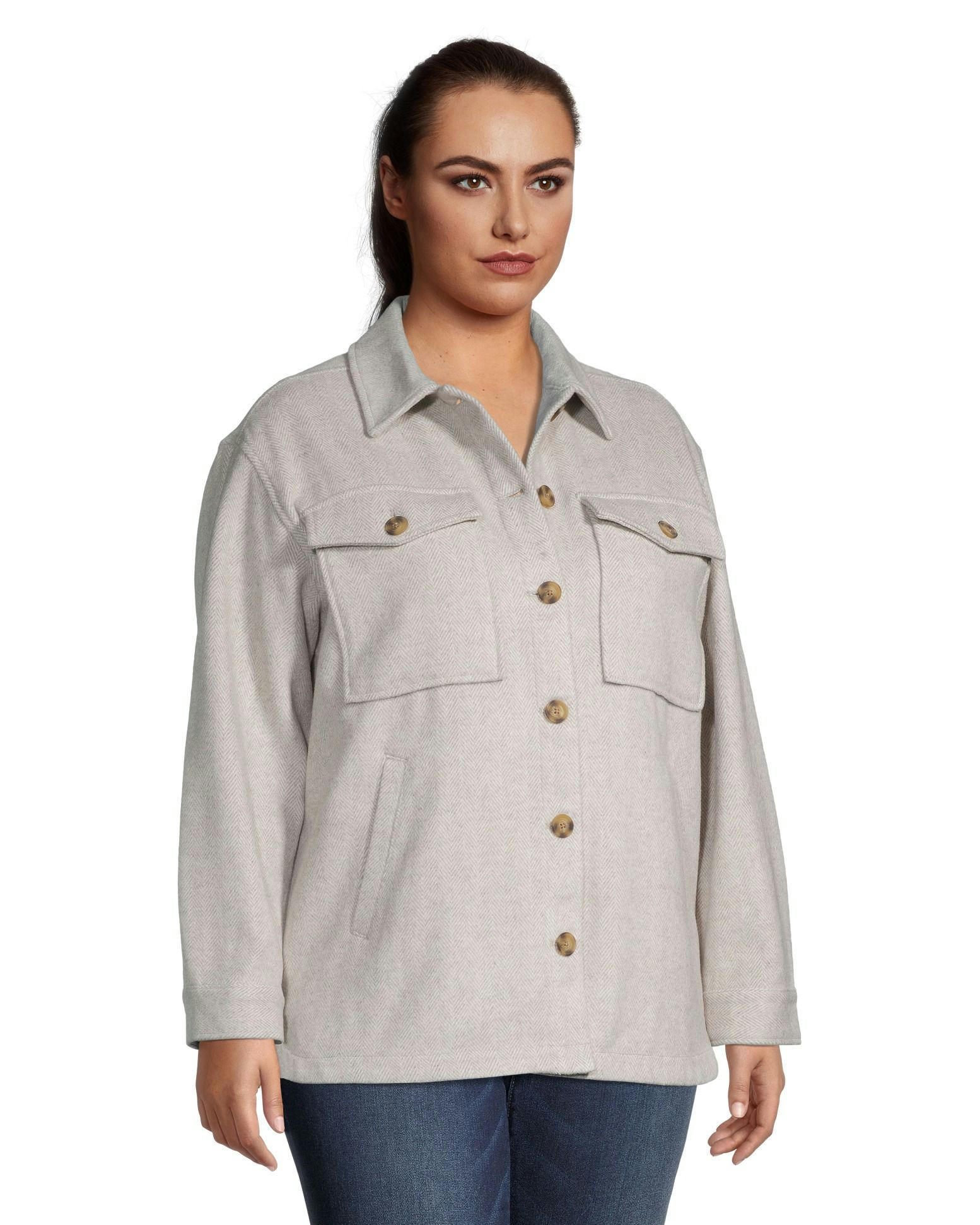 Denver Hayes Women's Button Down Shacket