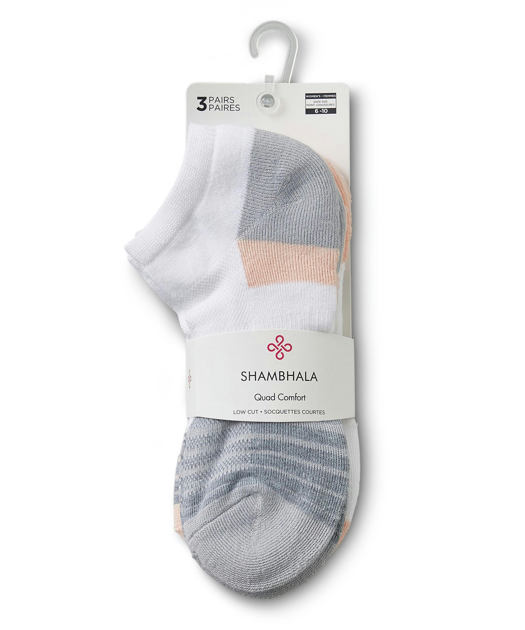Shambhala Women's 3-Pack Low Cut Sport Socks