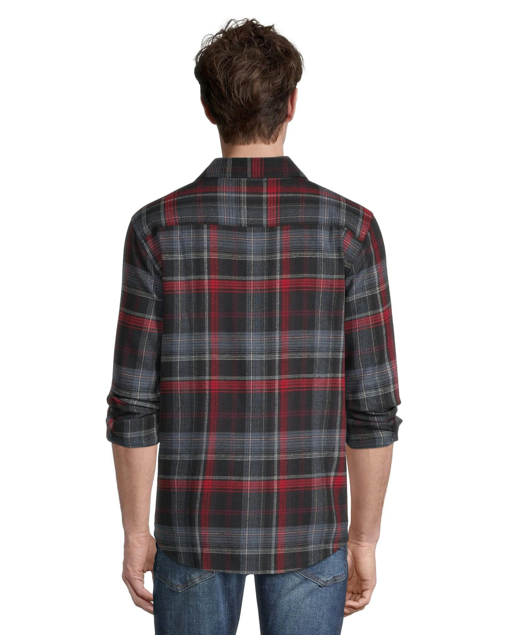 Boston Traders Men's Classic Plaid Flannel Shirt