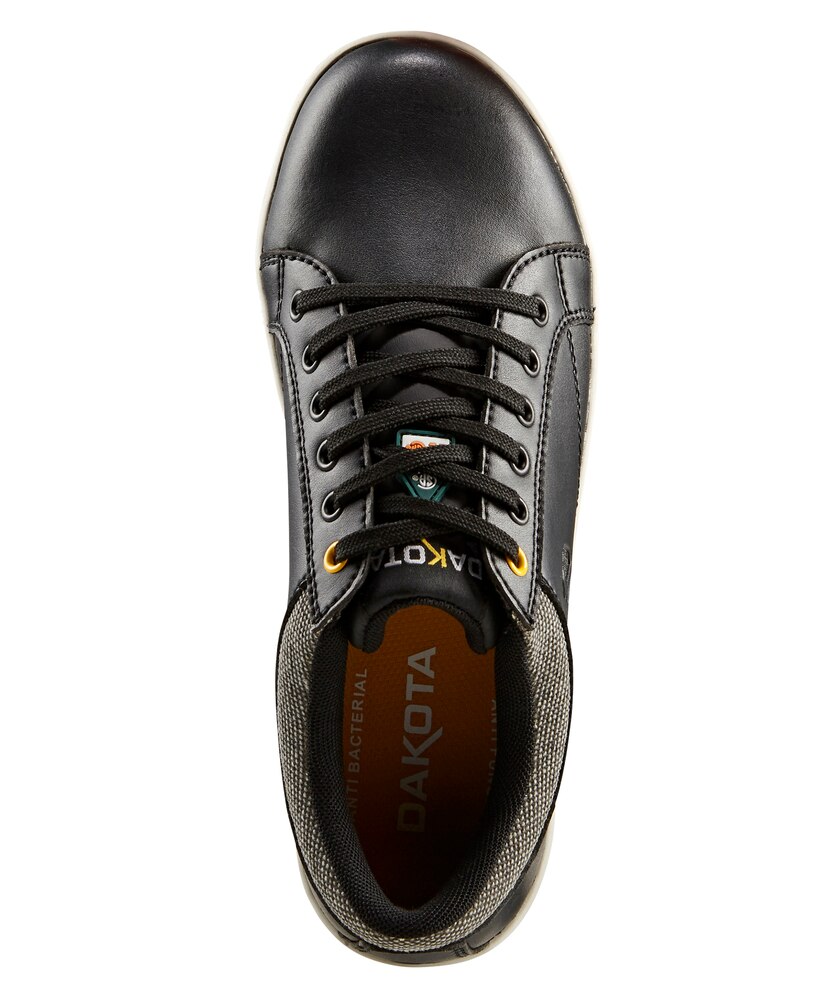 Dakota WorkPro Series Men's Steel Toe Steel Plate Street Sport Lace Up Safety Shoes - Black
