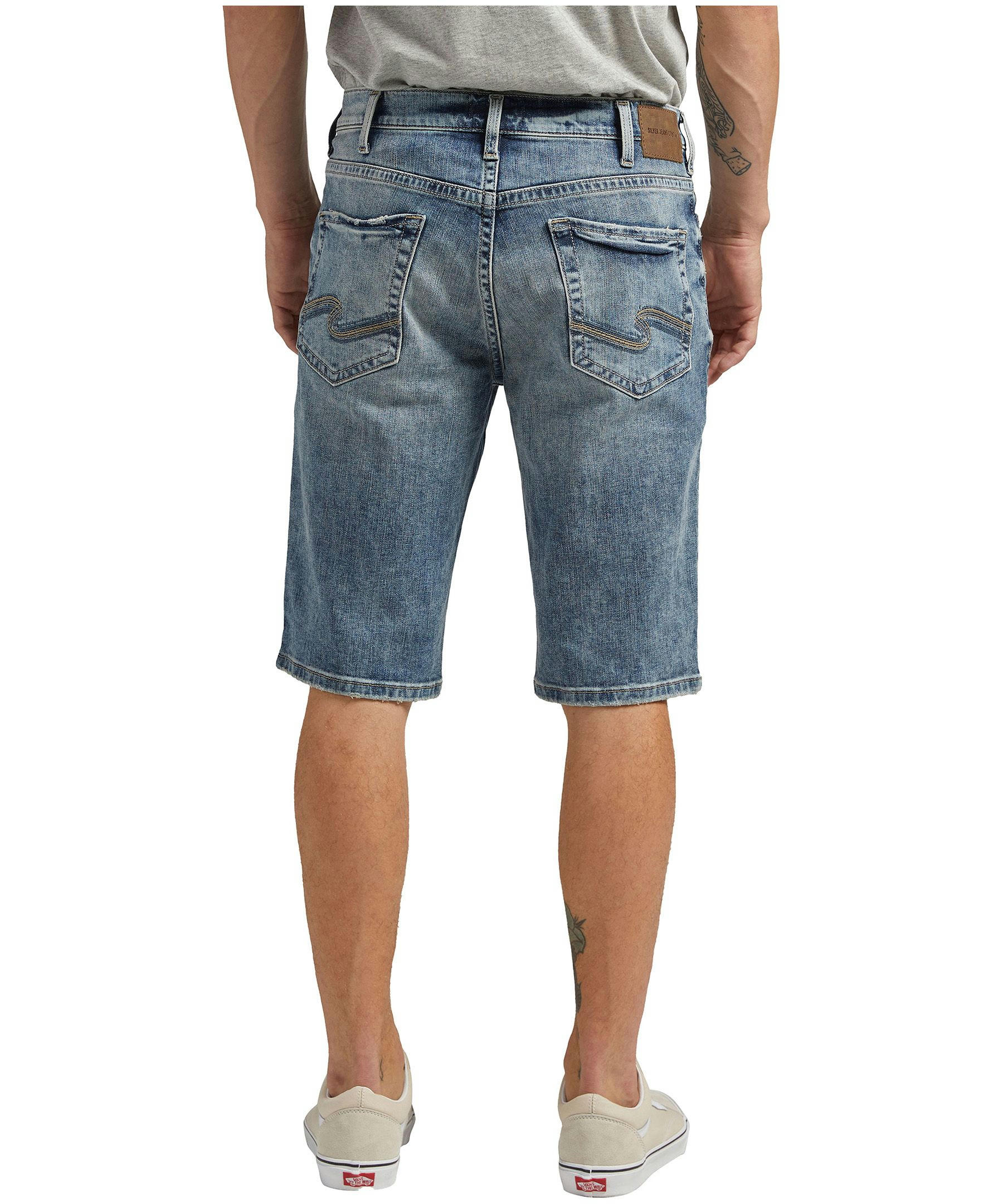 Silver Men's Gordie Mid Rise Relaxed Fit Shorts