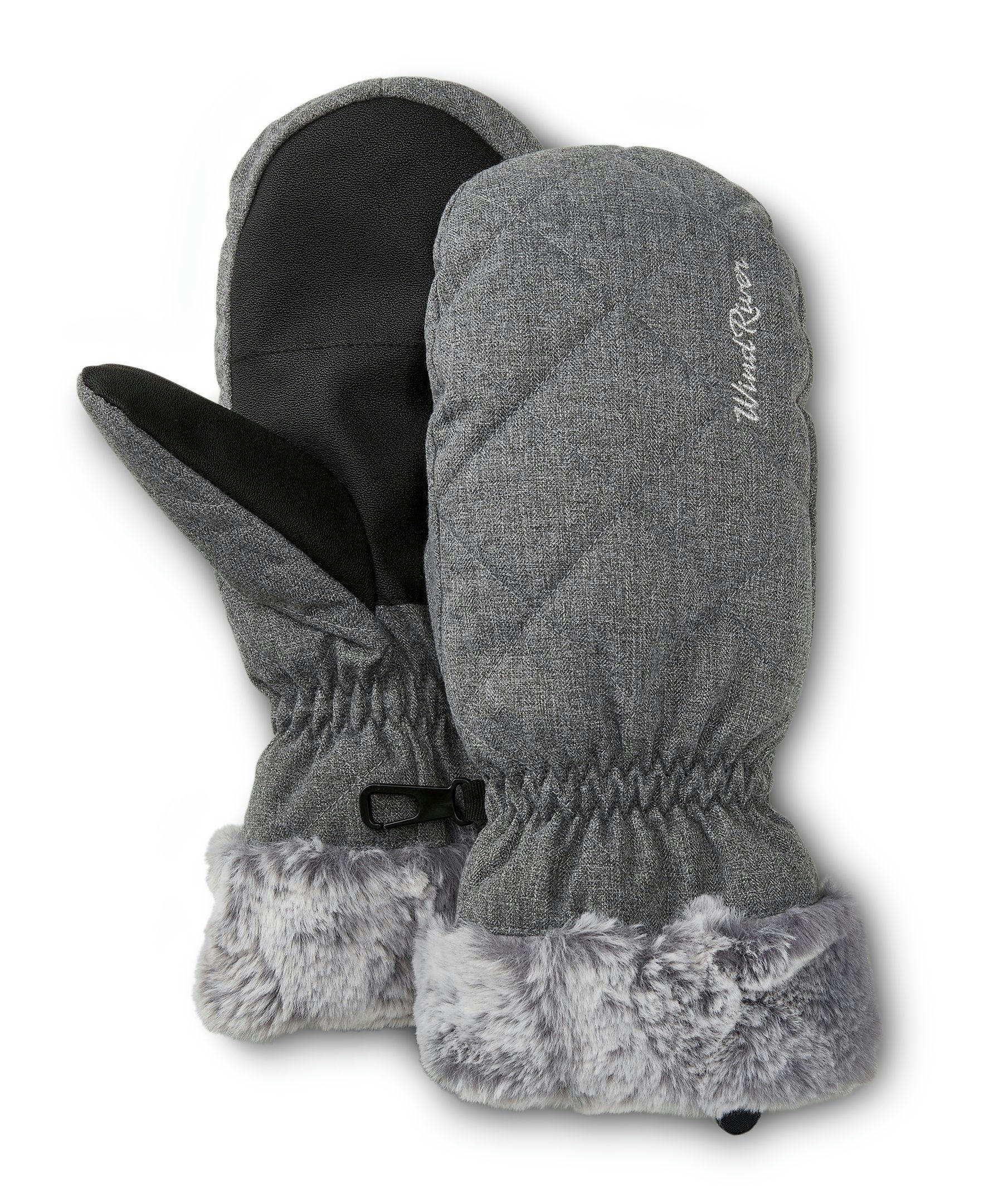 WindRiver Women's T-Max Insulation with Hyper-Dri Hyper Dri 3 Faux Fur Cuff Mittens
