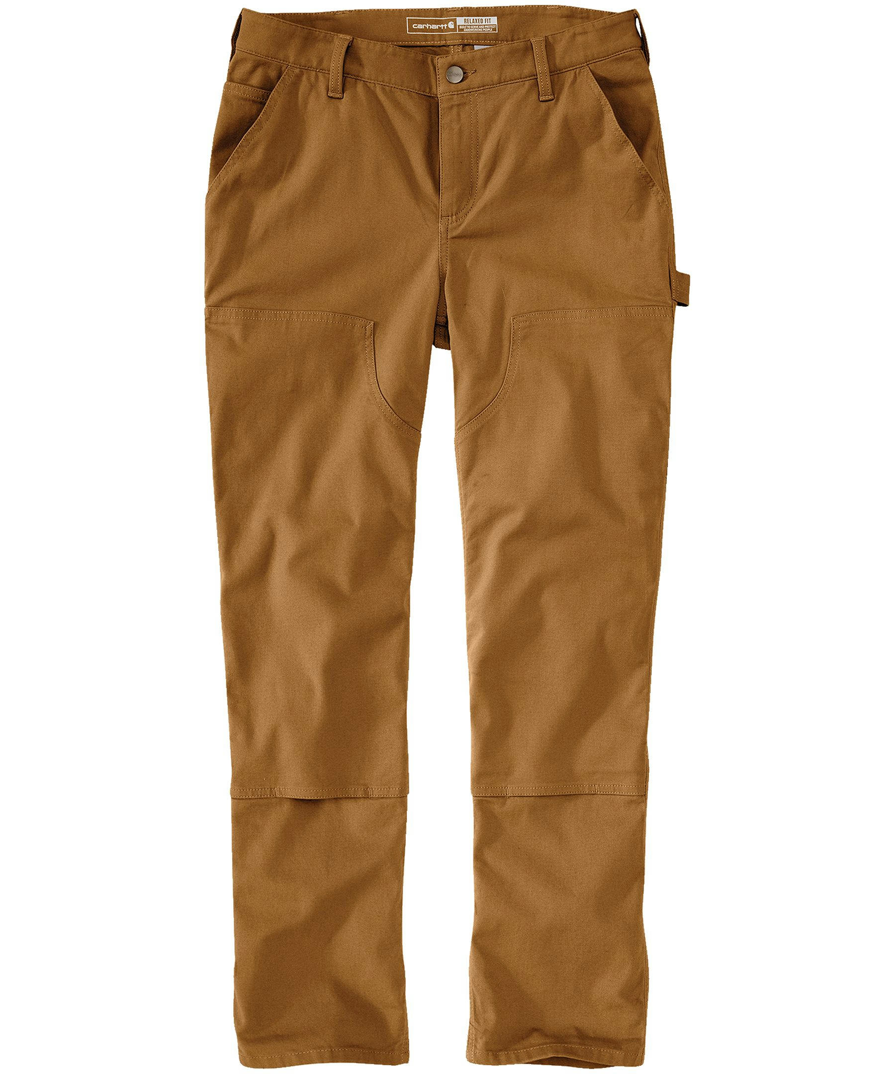 Carhartt Women's Mid Rise Relaxed Fit Double Front Canvas Work Pants