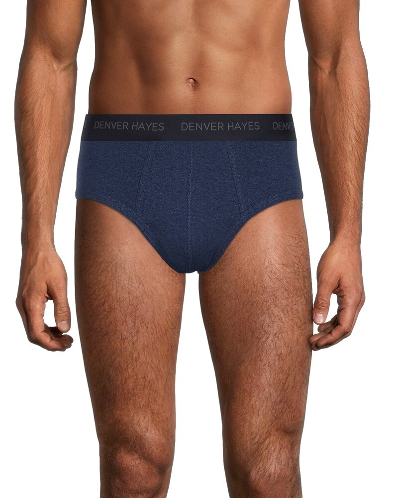 Denver Hayes Men's Classic 3 Pack Cotton Underwear Modern Briefs