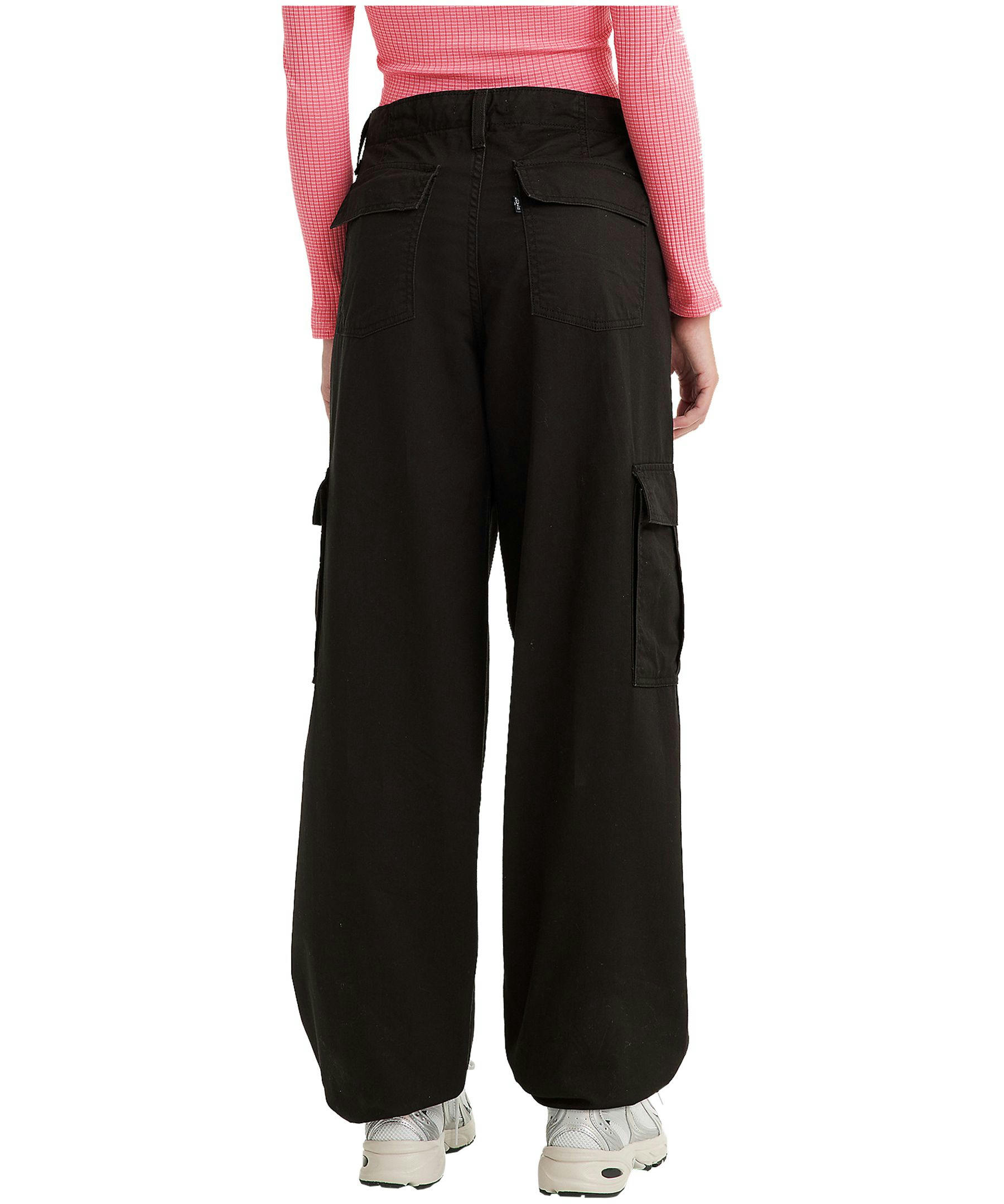 Levi's Women's '94 Baggy High Rise Straight Leg Cargo Pants - Black