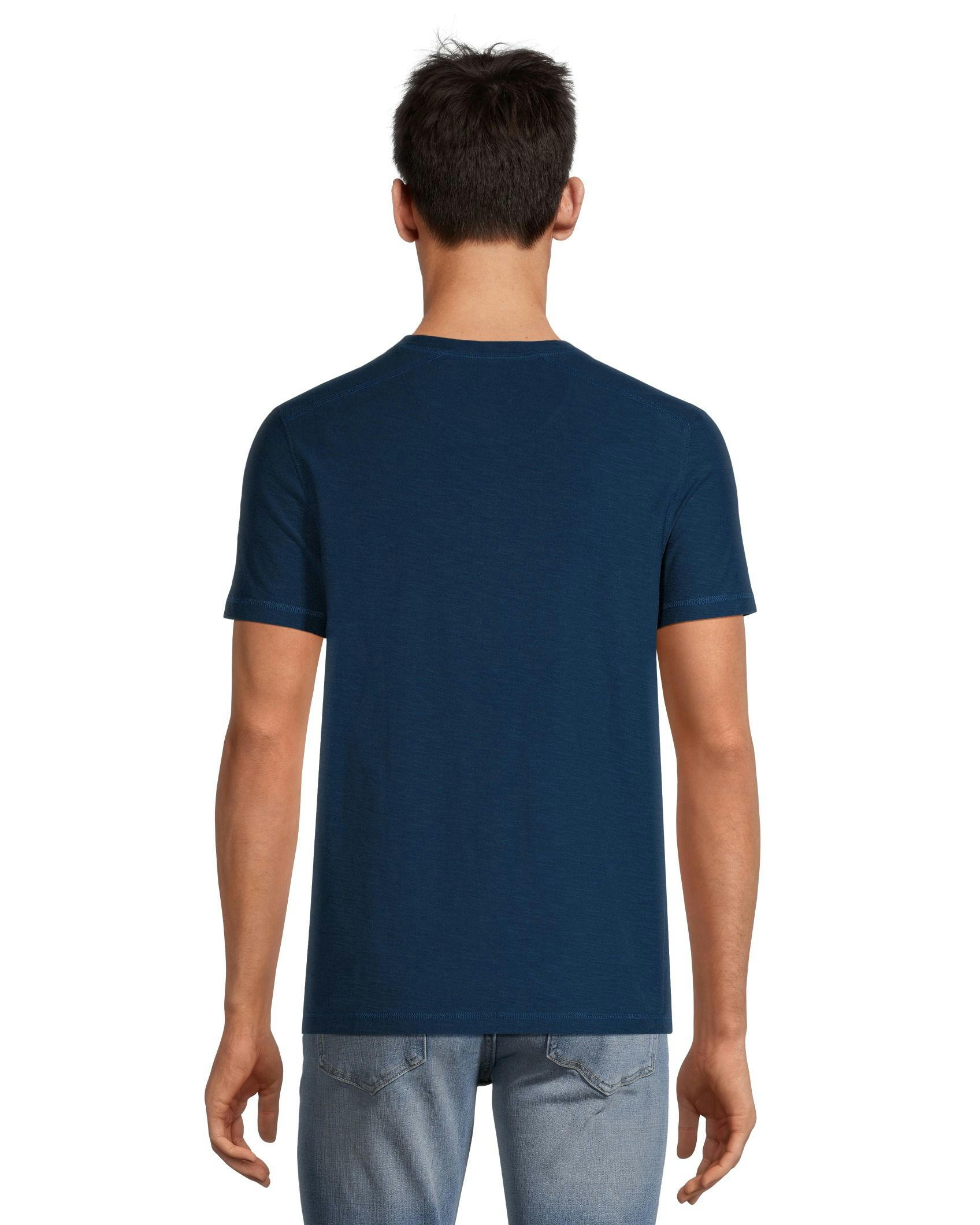 Denver Hayes Men's Garment Wash Slub Henley Shirt