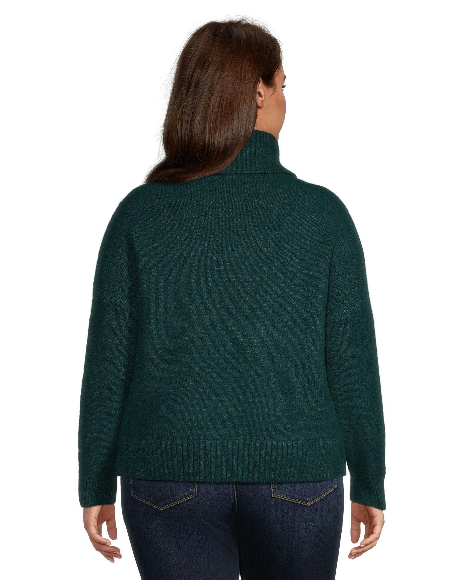 Denver Hayes Women's Luxe Supersoft Semi Fitted Turtleneck Pullover