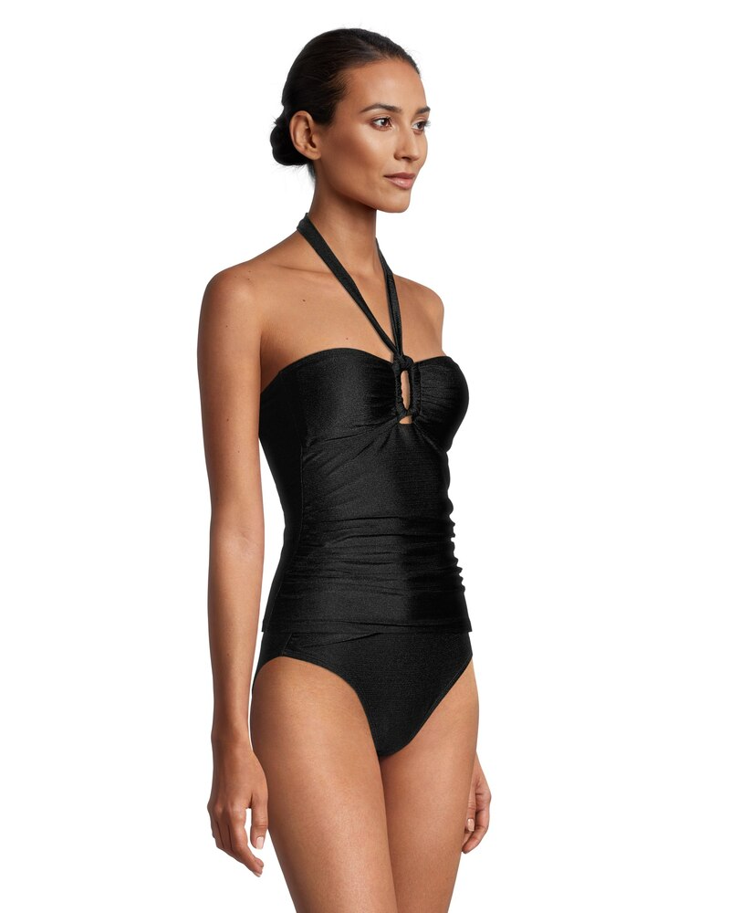 Women's Halter Bandeau Tankini Swim Top
