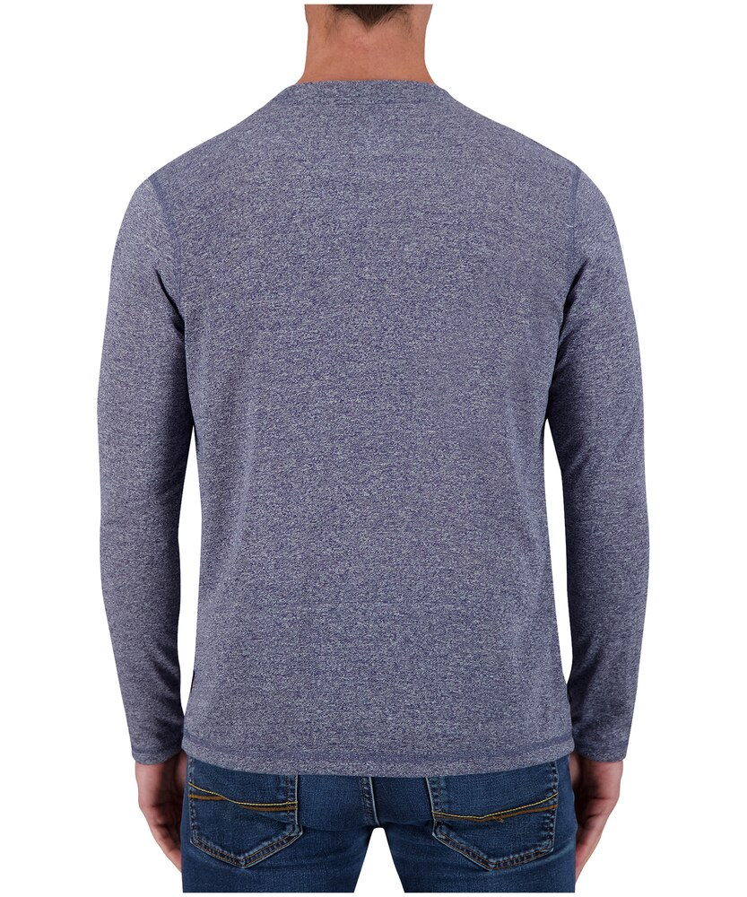Report Men's Mathew Long Sleeve Flatlock Knit Crewneck T Shirt
