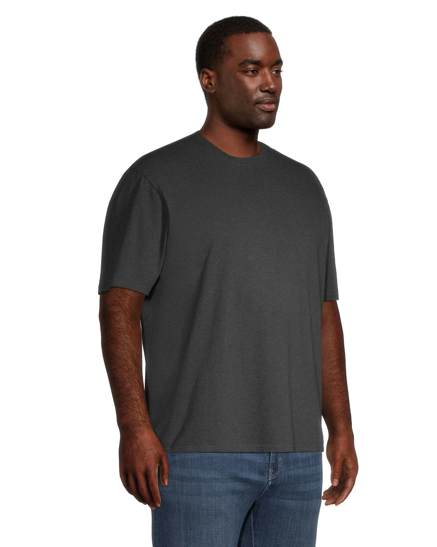 Denver Hayes Men's 50 Wash Classic Fit Crew Neck T Shirt