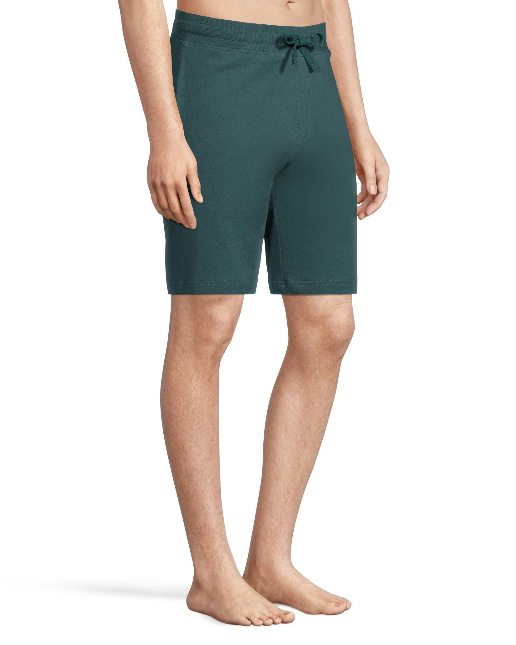 Denver Hayes Men's French Terry Elastic Drawstring Lounge Shorts