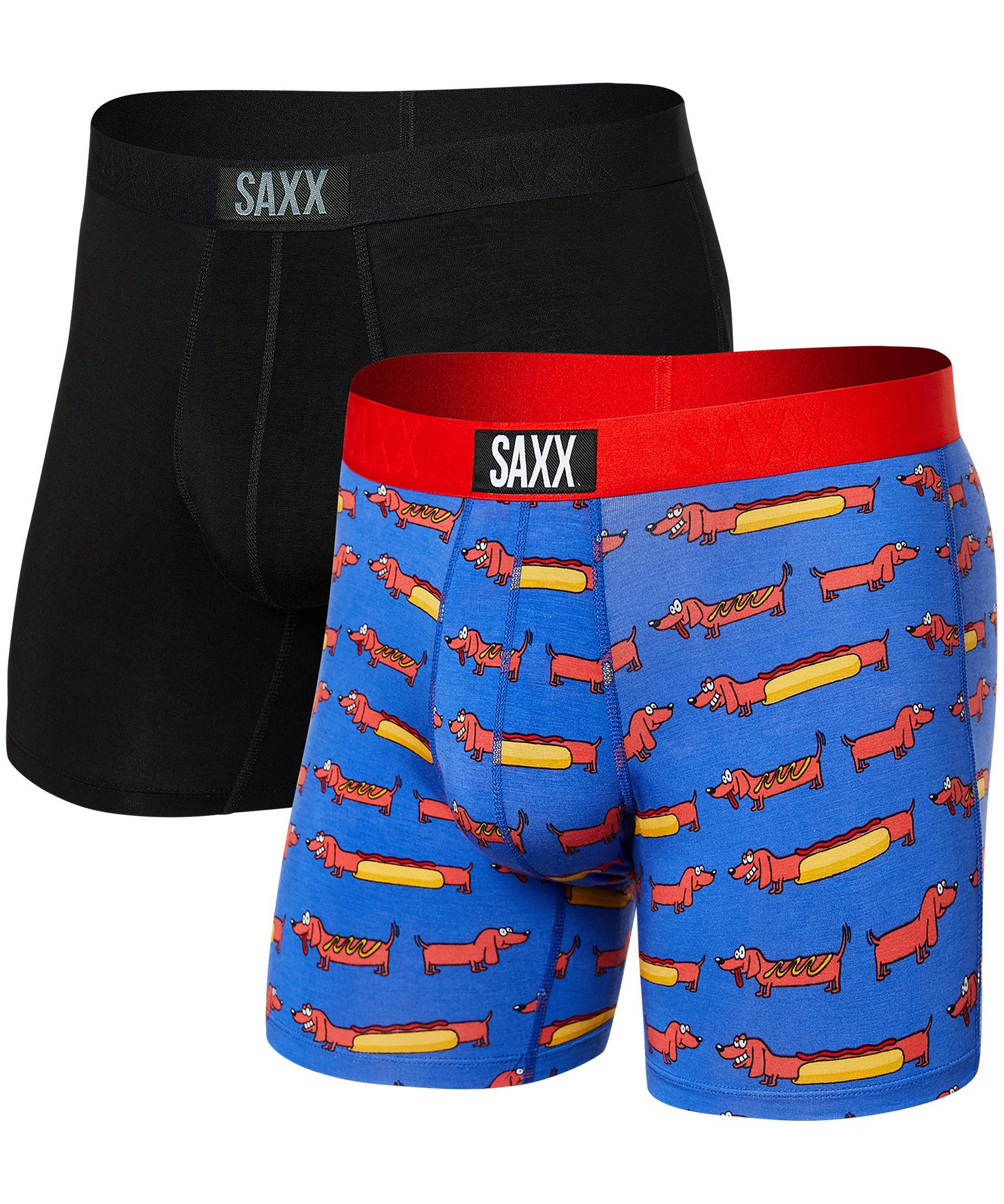 SAXX Men's 2 Pack Vibe Slim Fit Boxer Briefs