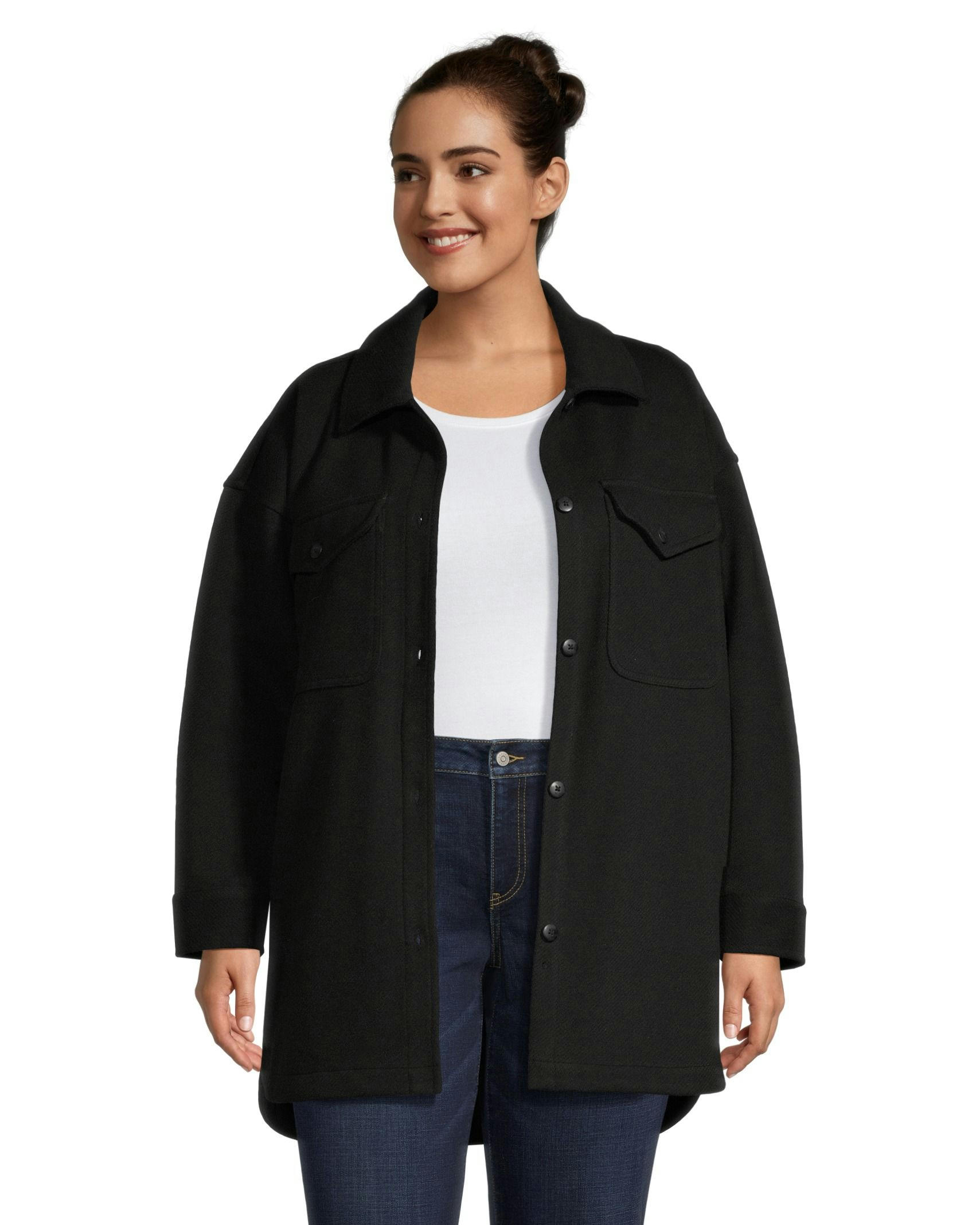 Boston Traders Women's Luxe Twill Shacket