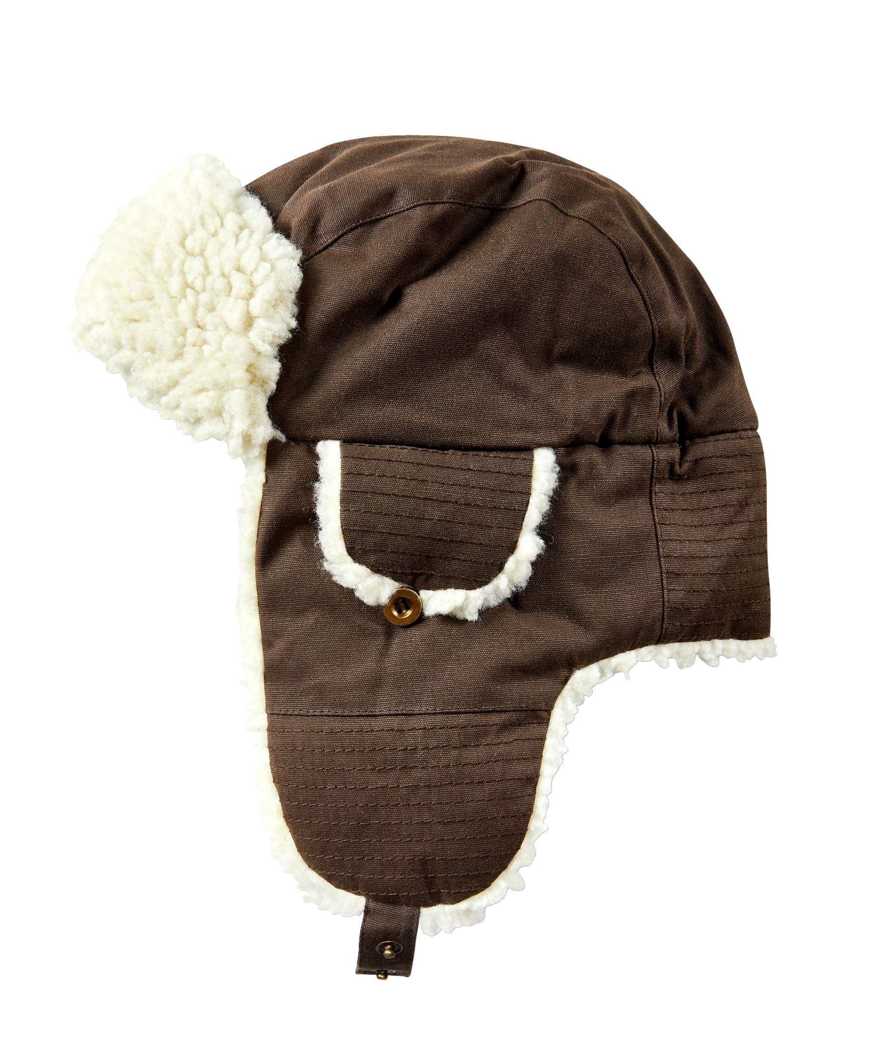 WindRiver Men's Canvas Sherpa Aviator Hat