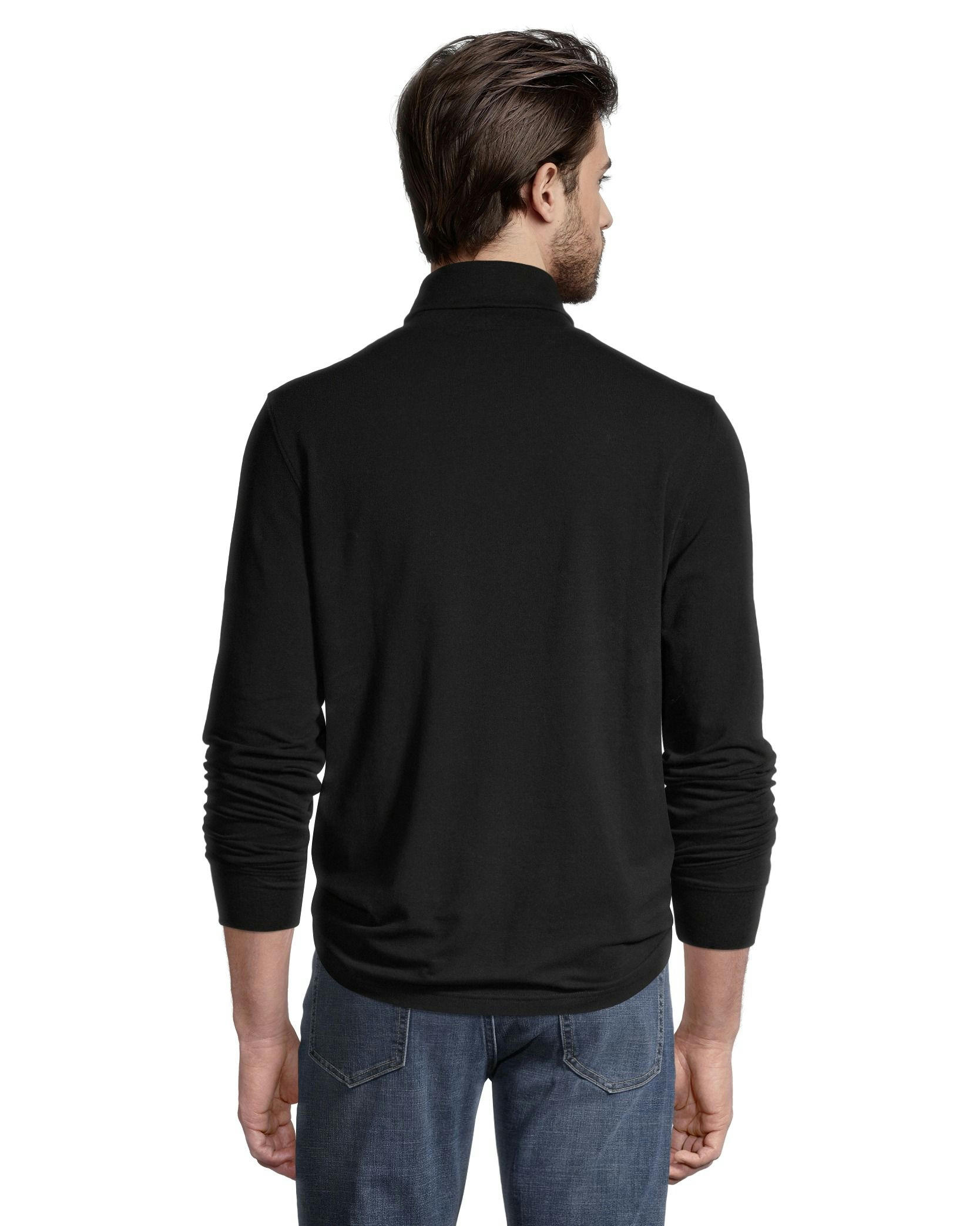 Denver Hayes Men's Modern Fit Long Sleeve Turtleneck