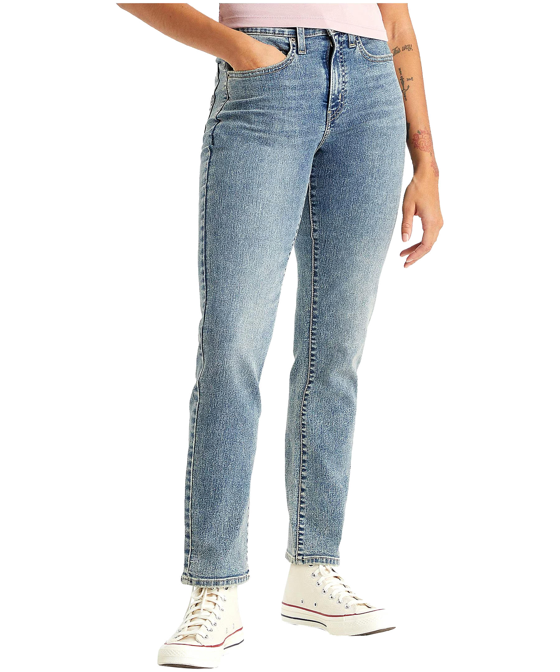 Levi's Women's 724 High Rise Straight Leg Jeans