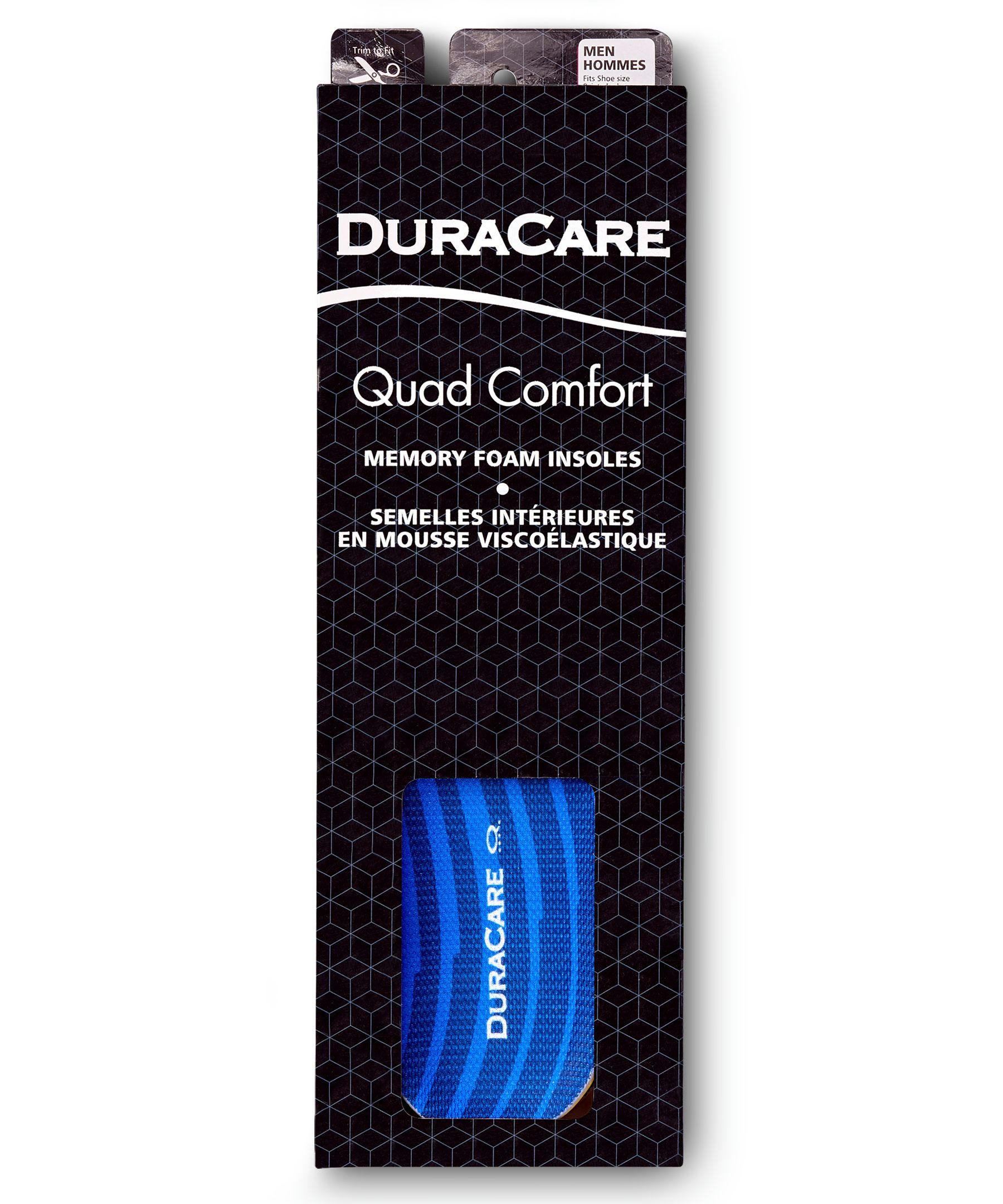 DuraCare Quad Comfort Memory Foam Support Insoles