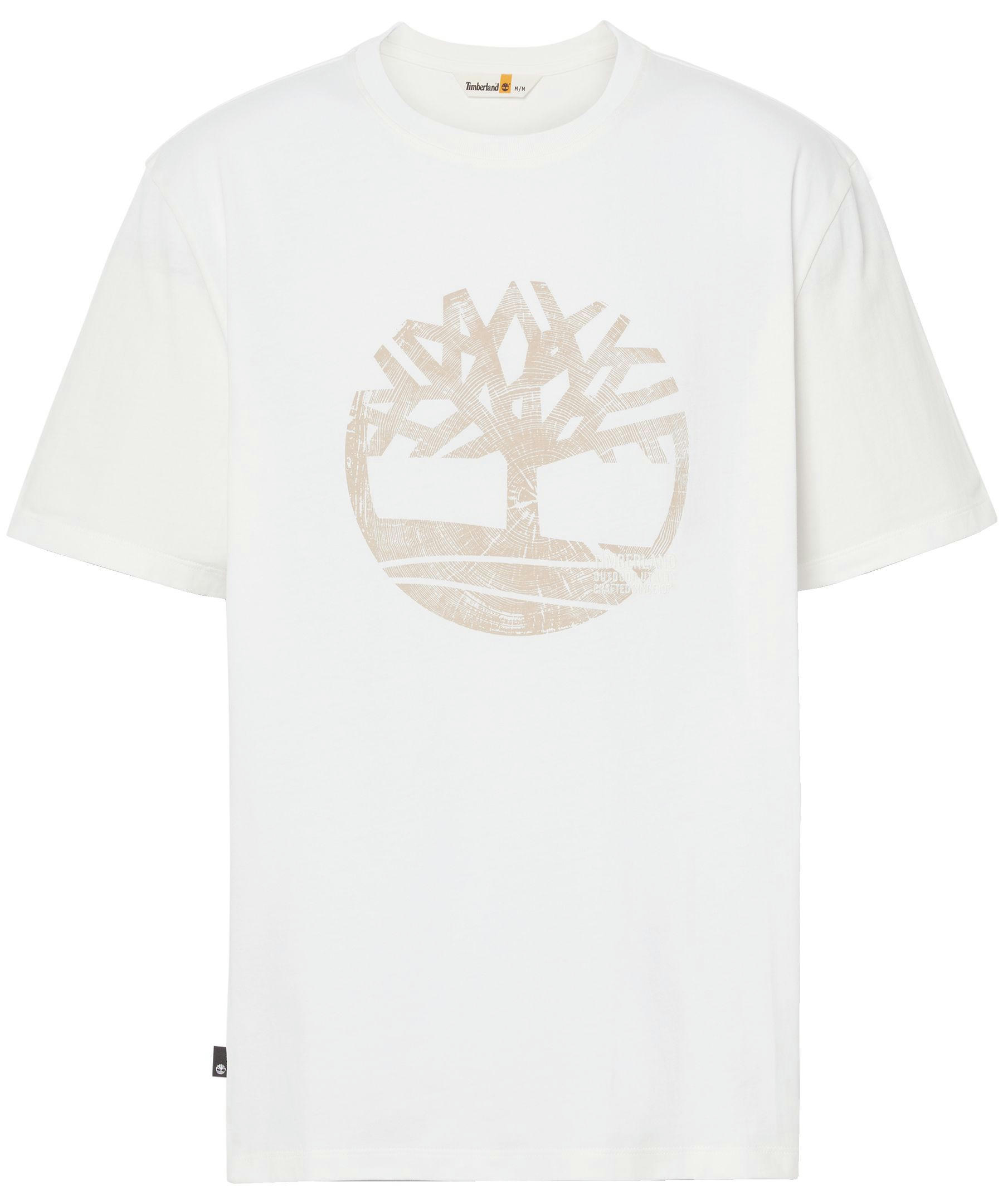 Timberland Men's Graphic Logo Garment Dye T Shirt