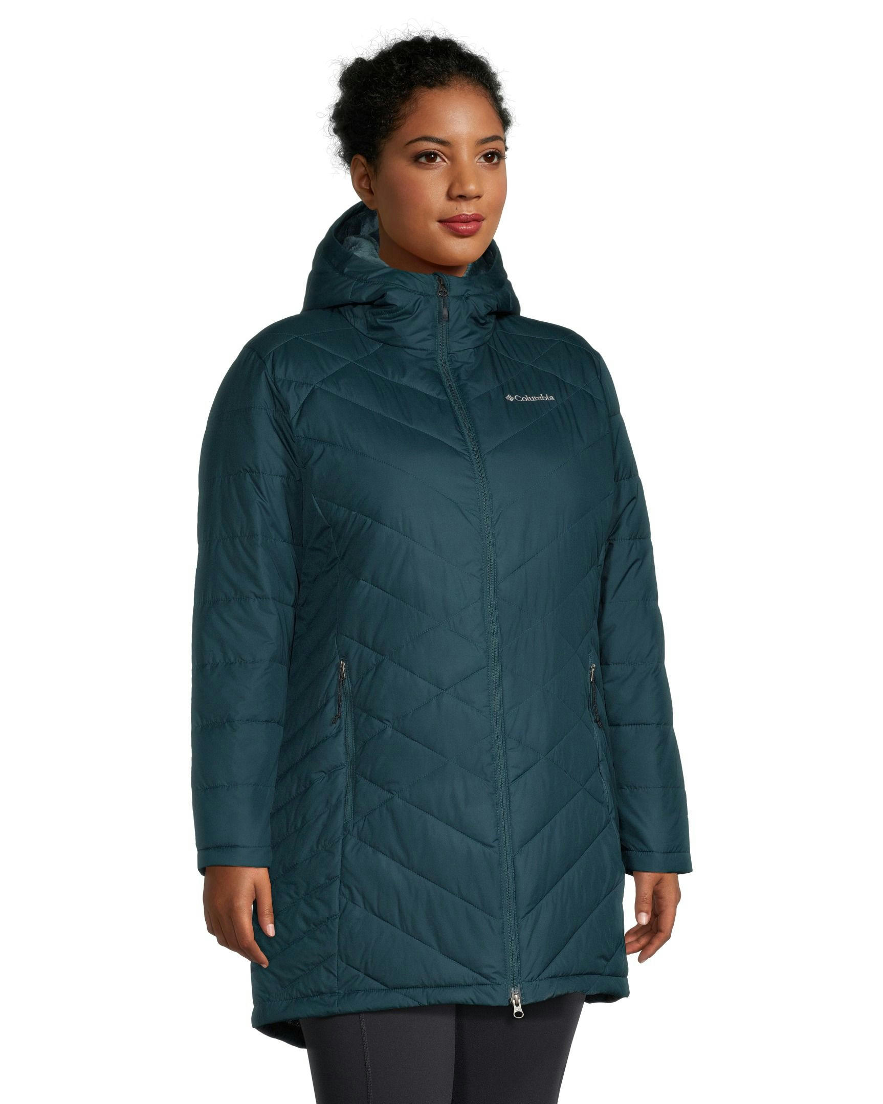Columbia Women's Heavenly Omni-Heat Water Resistant Insulated Long Hooded Jacket