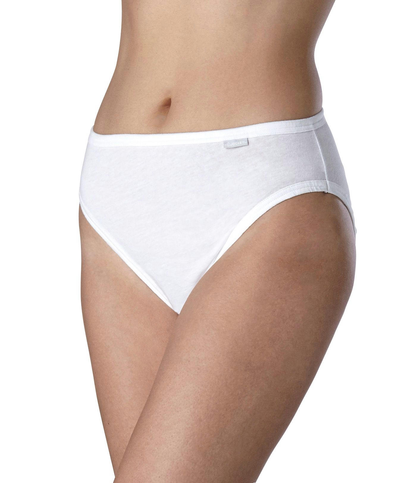Jockey Women's 3 Pack Classic Fit Basic French Cut Briefs Underwear - Extended Size