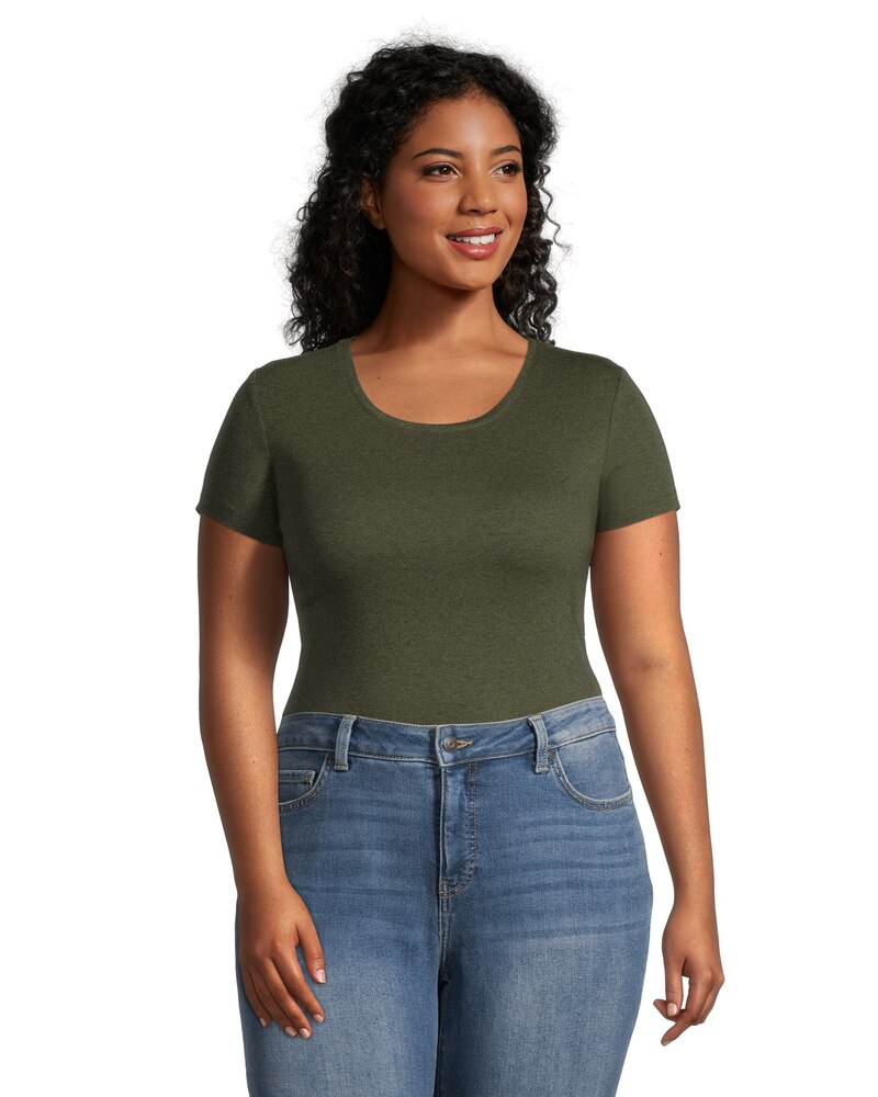 Women's Crewneck Short Sleeve Fitted T Shirt