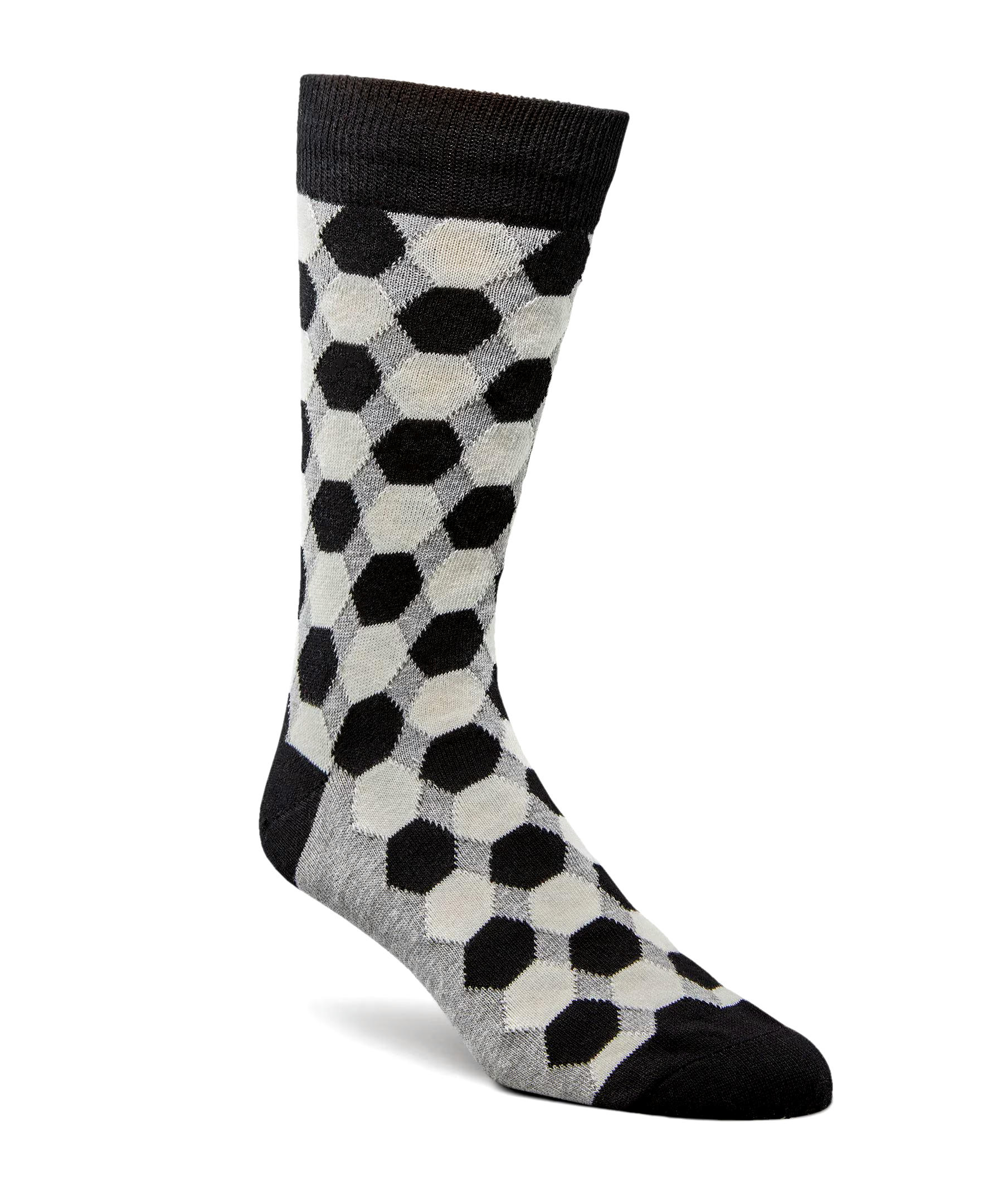 Denver Hayes Men's Novelty Patterned FreshTech Casual Crew Socks