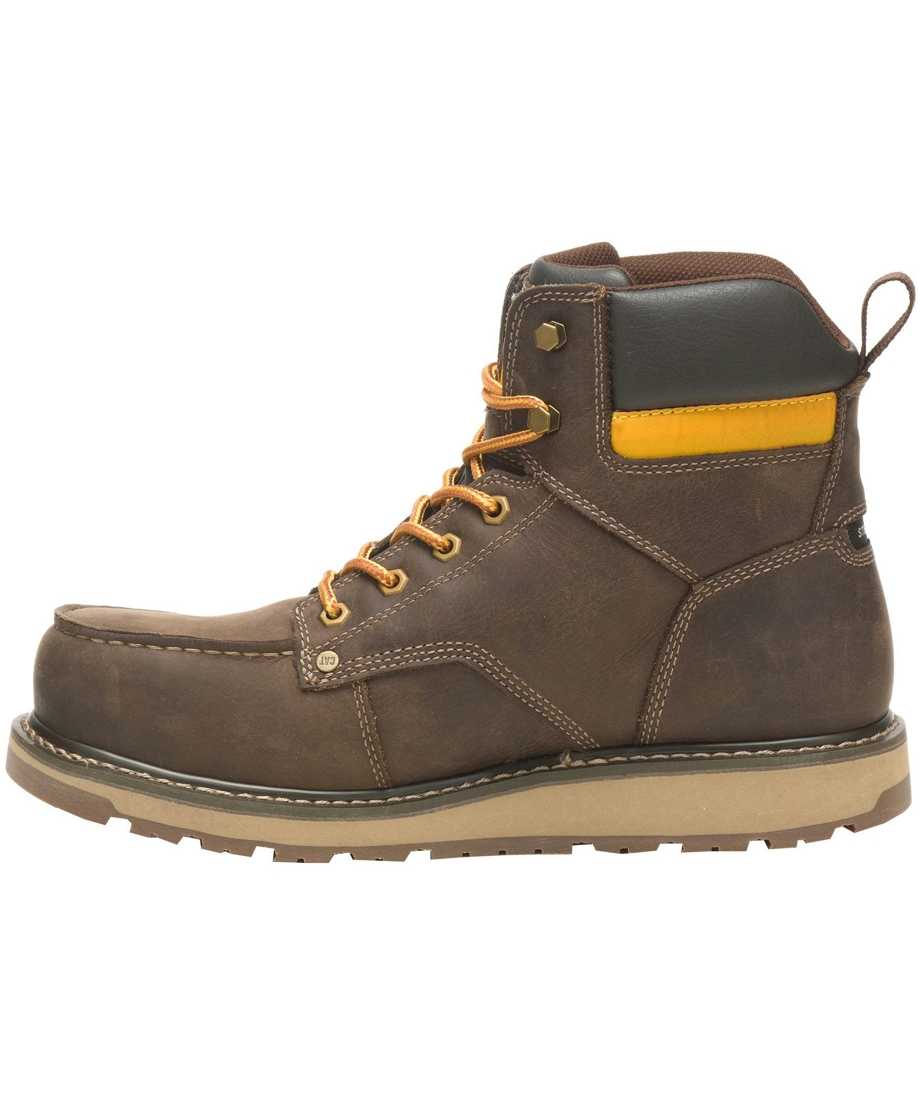 CAT Men's Clibrate 6 Inch Steel Toe Steel Plate Work Boot