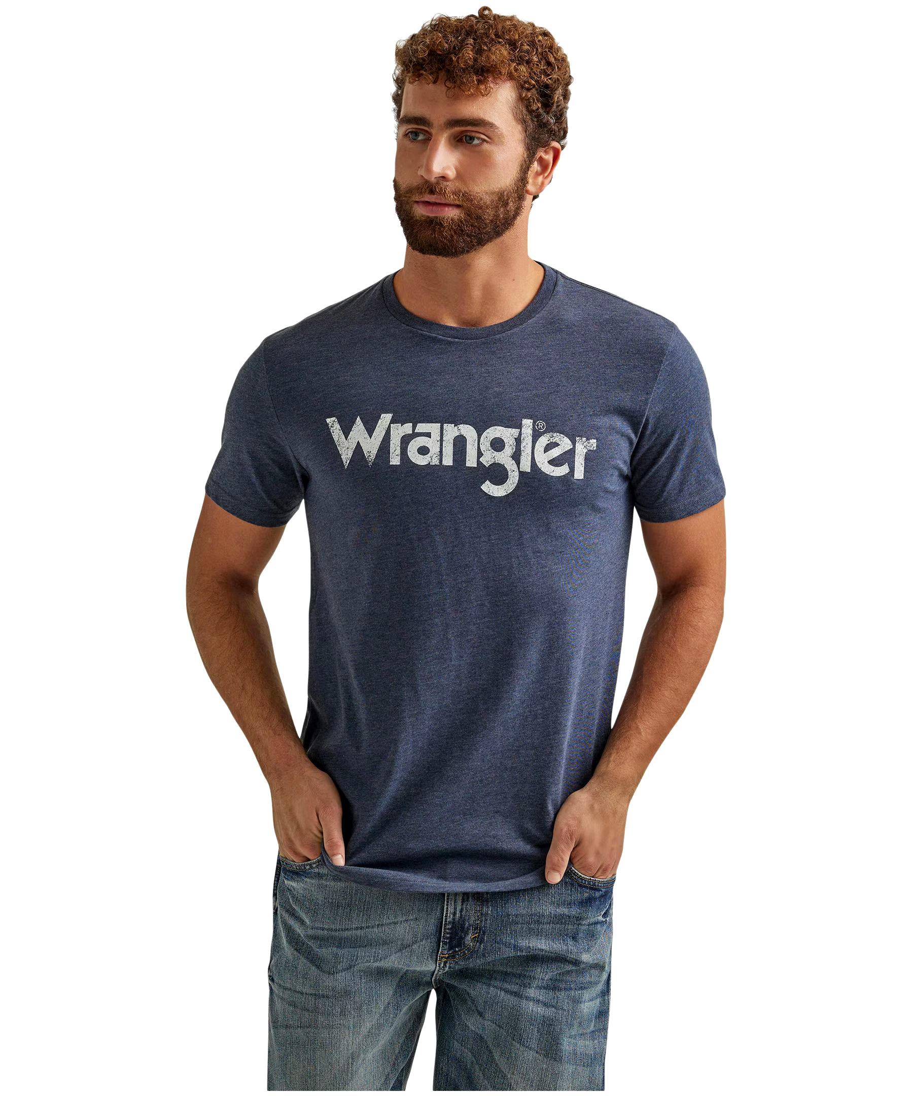 Wrangler Men's Graphic Logo Short Sleeve T Shirt