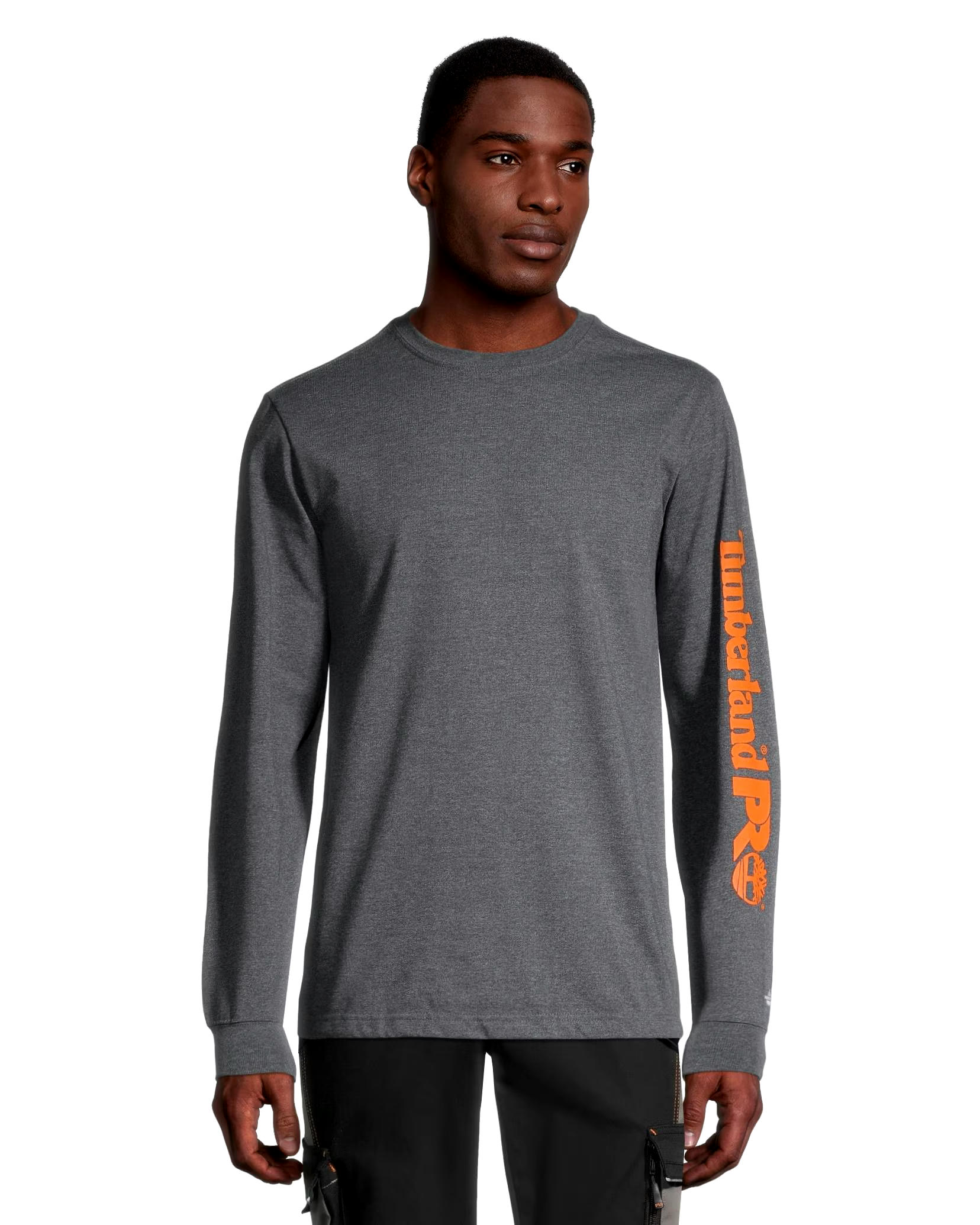 Timberland PRO Men's Long Sleeve Base Plate Logo Crewneck T Shirt
