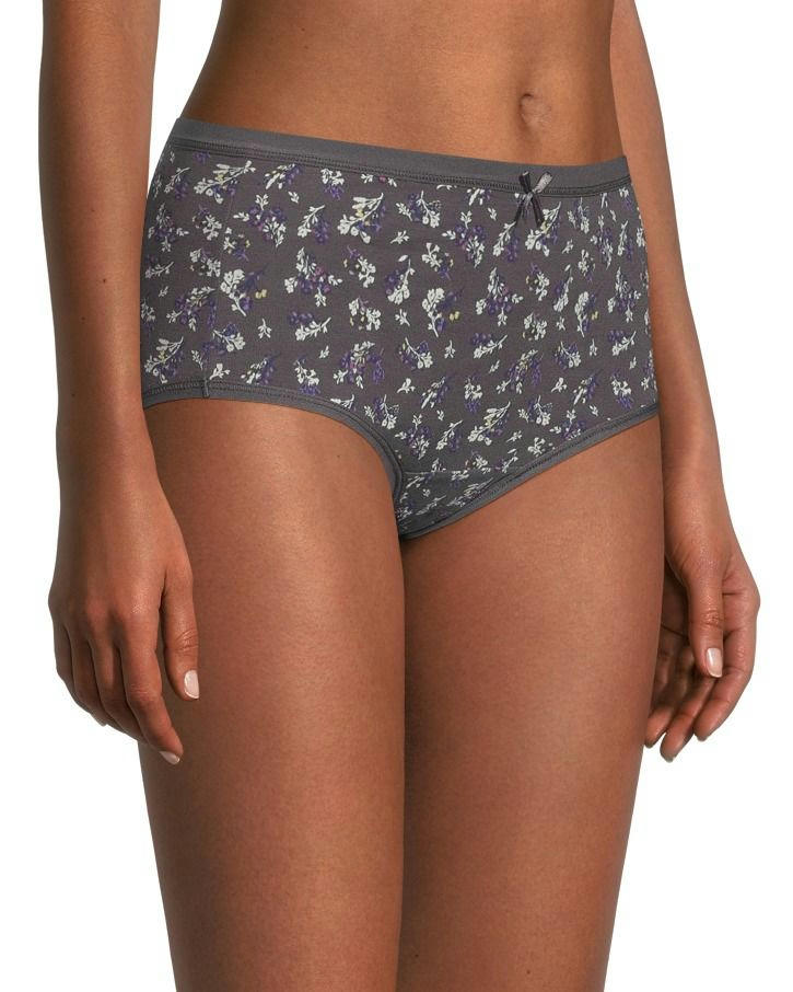 Denver Hayes Women's 2 Pack Cotton Stretch Modern Brief Underwear