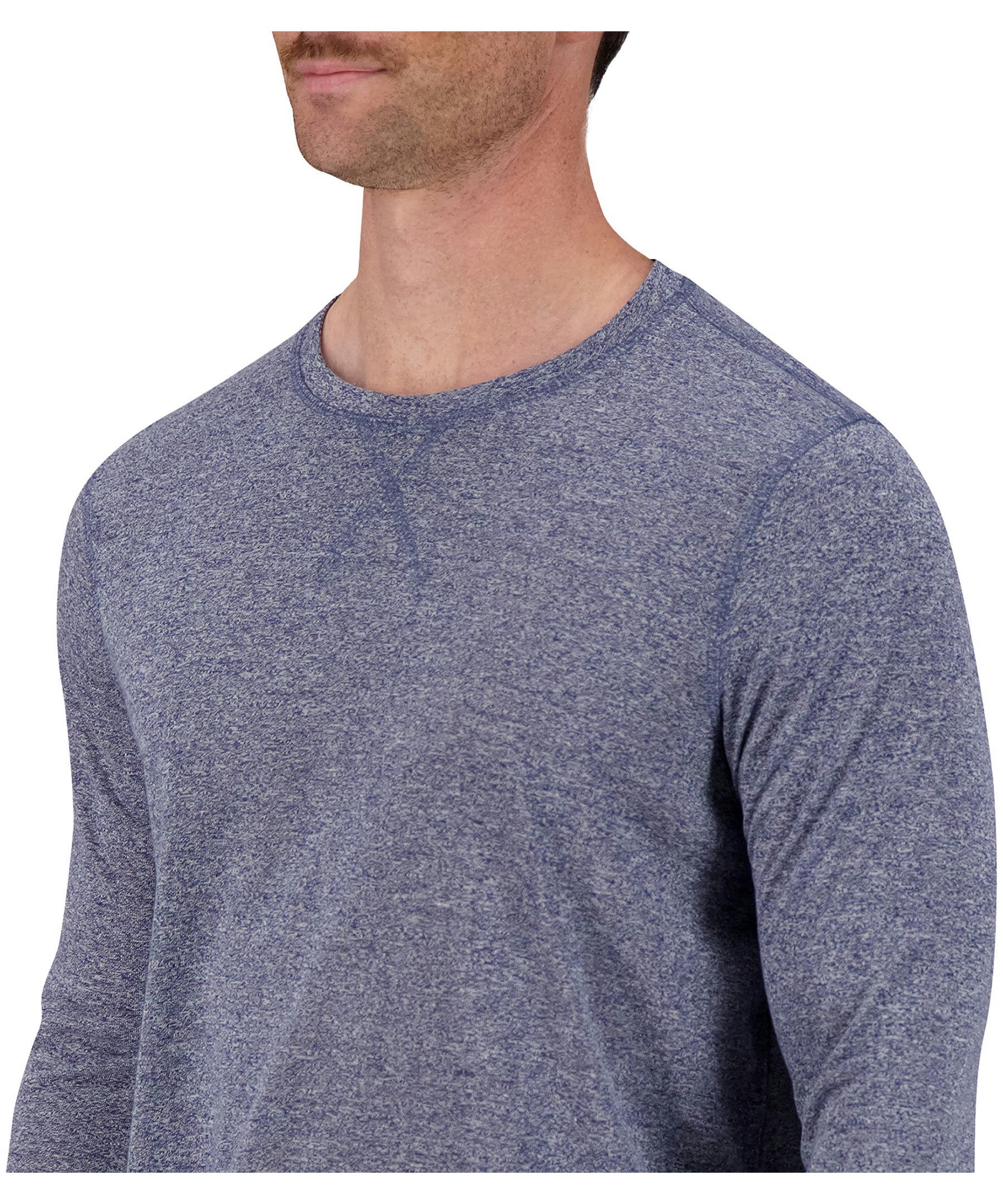 Report Men's Mathew Long Sleeve Flatlock Knit Crewneck T Shirt