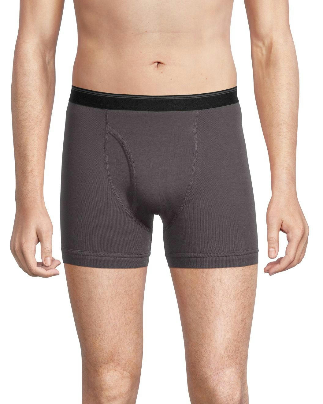 Denver Hayes Men's 3 Pack Solid Boxer Briefs