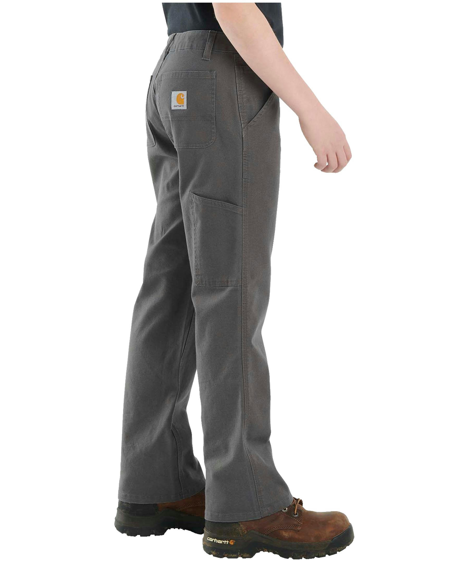 Carhartt Youth Boys' Loose Fit Boot Cut Canvas Utility Pants