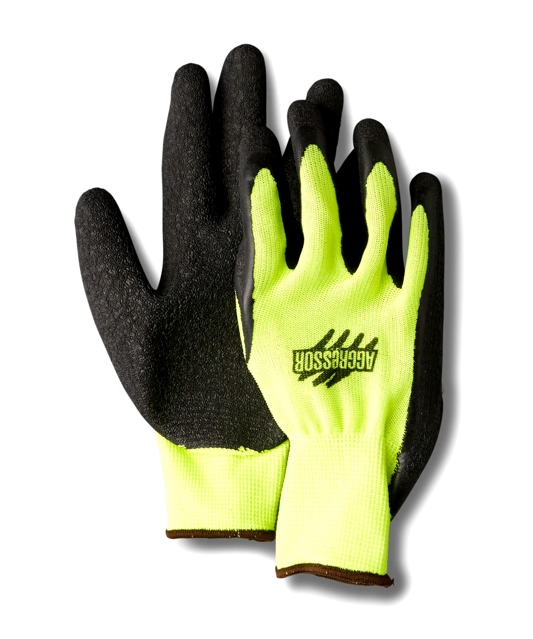 Aggressor 6-Pack 13G Crinkle Rubber Latex Gloves