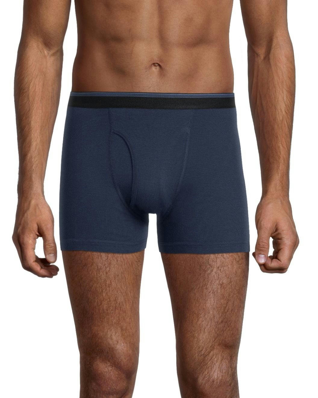 Denver Hayes Men's 3 Pack Solid Boxer Briefs