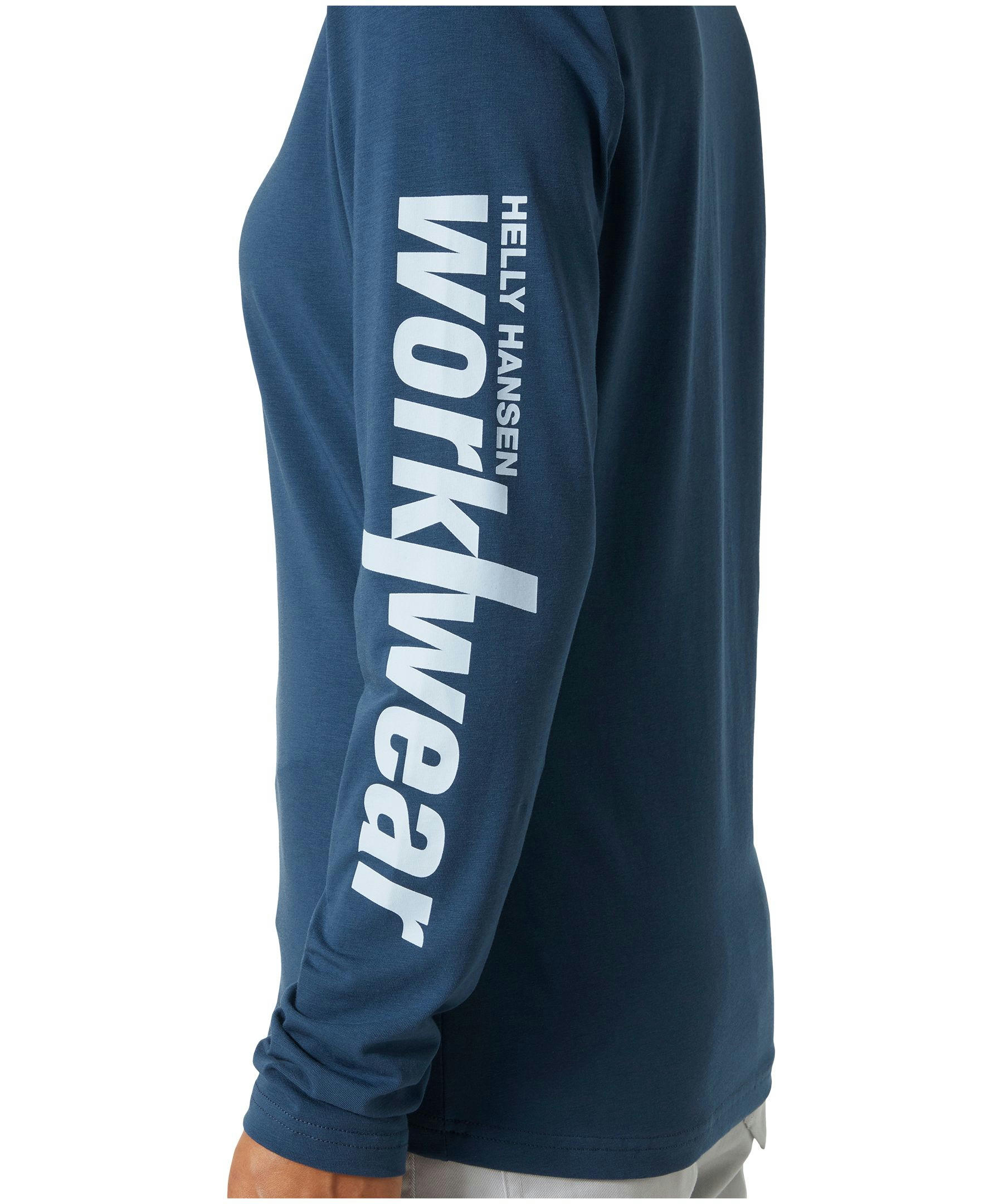 Helly Hansen Workwear Women's Long Sleeve Logo Crewneck Work T Shirt