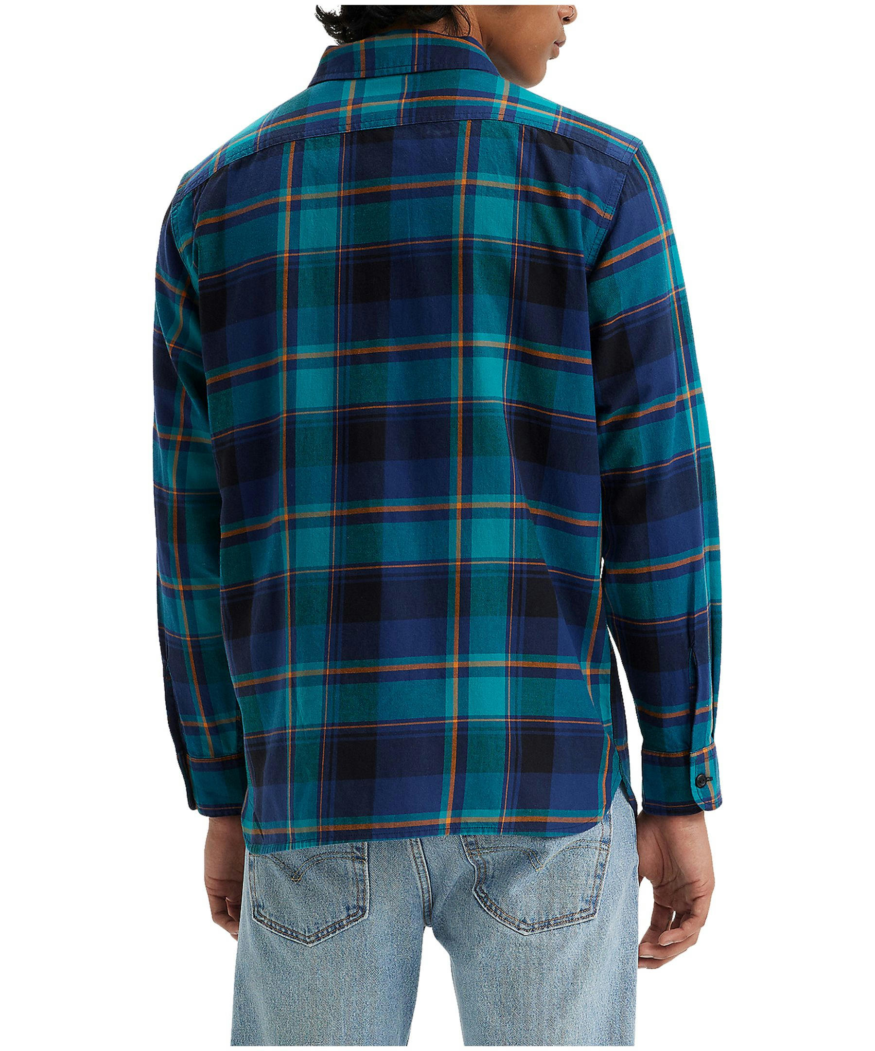 Levi's Men's Classic Worker Relaxed fit Long Sleeve Flannel Shirt