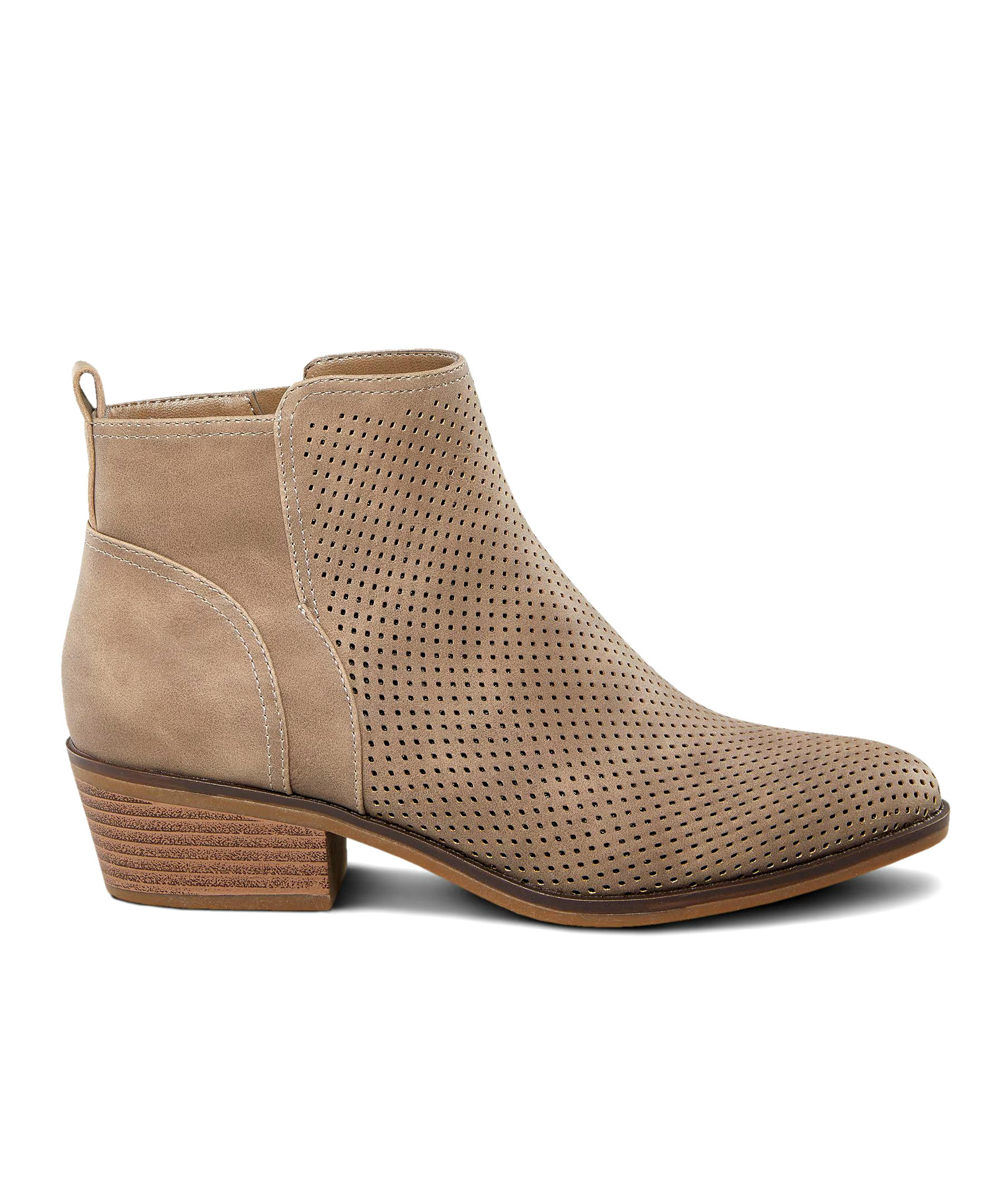Denver Hayes Women's Amber Perforated Pattern Ankle Boots