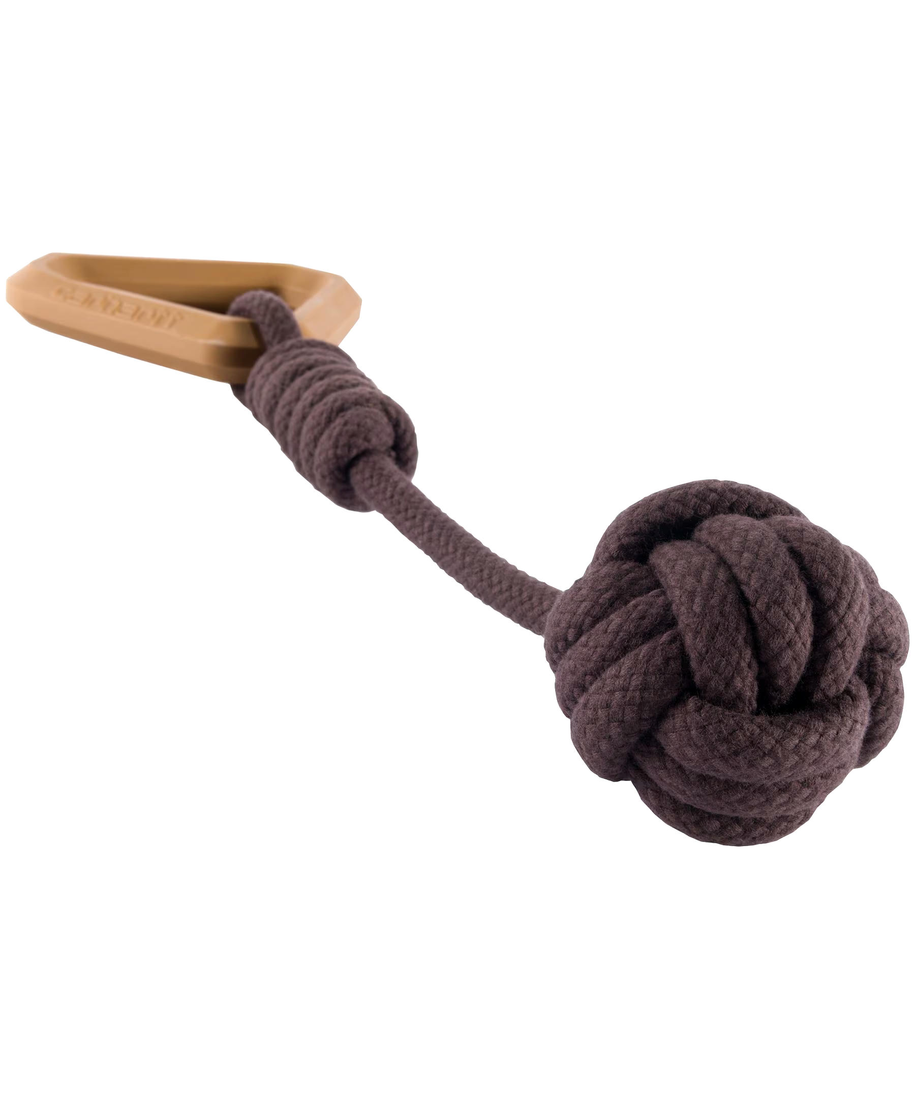 Carhartt Rubber Handle Monkey Fist Dog Pull - Carhartt Brown Dark Brown