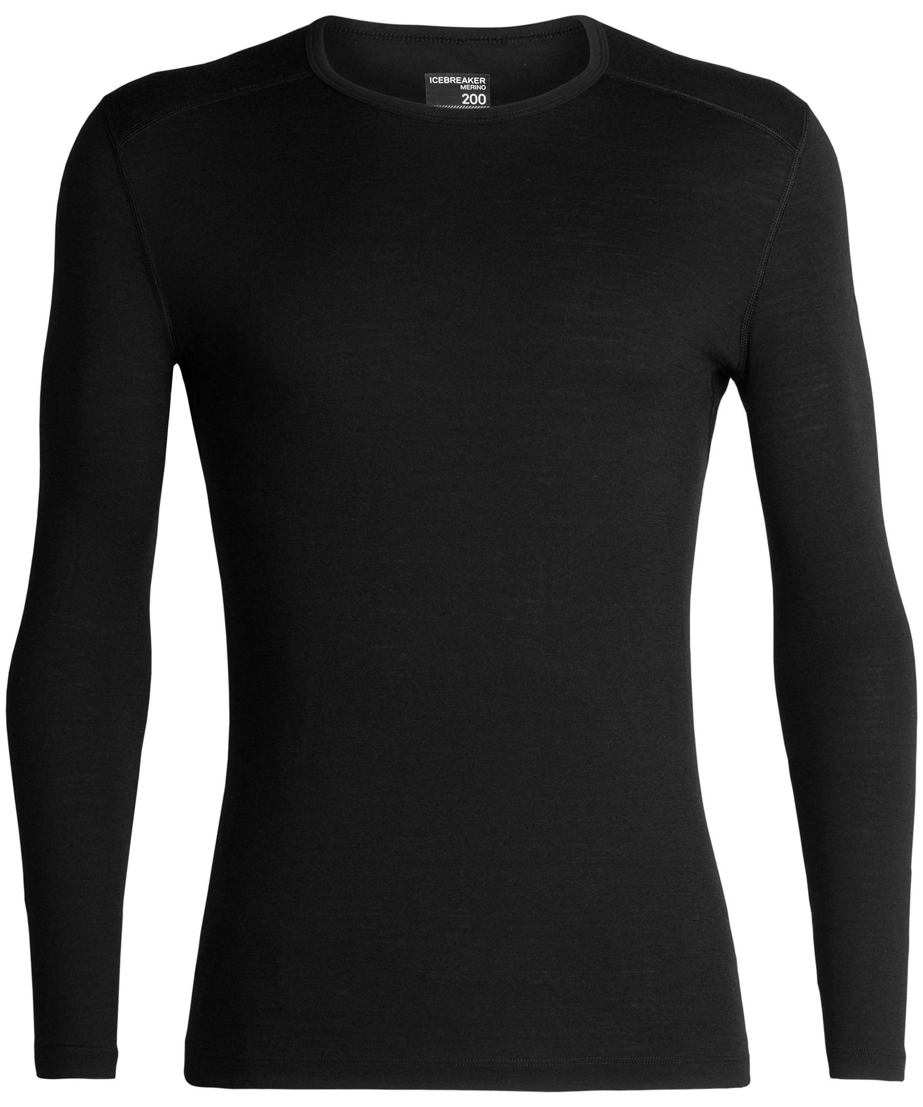 Icebreaker Men's 200 Oasis Long Sleeve Crewe Thermal Top