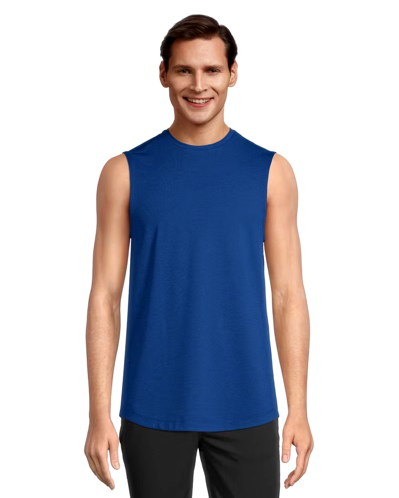 Matrix Men's Perforated FreshTech Crewneck Stretch Mesh Muscle Shirt