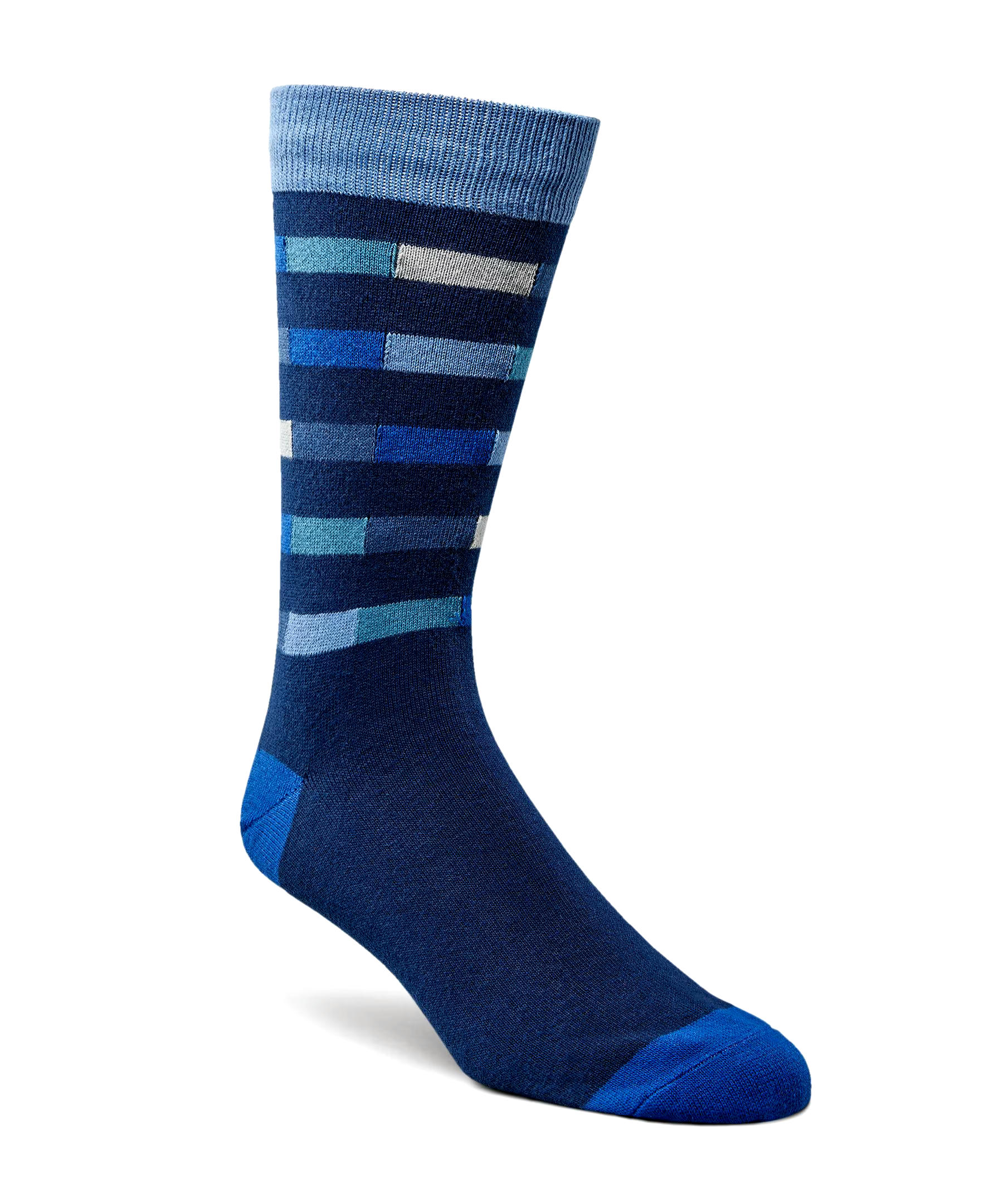 Denver Hayes Men's Novelty Patterned FreshTech Casual Crew Socks