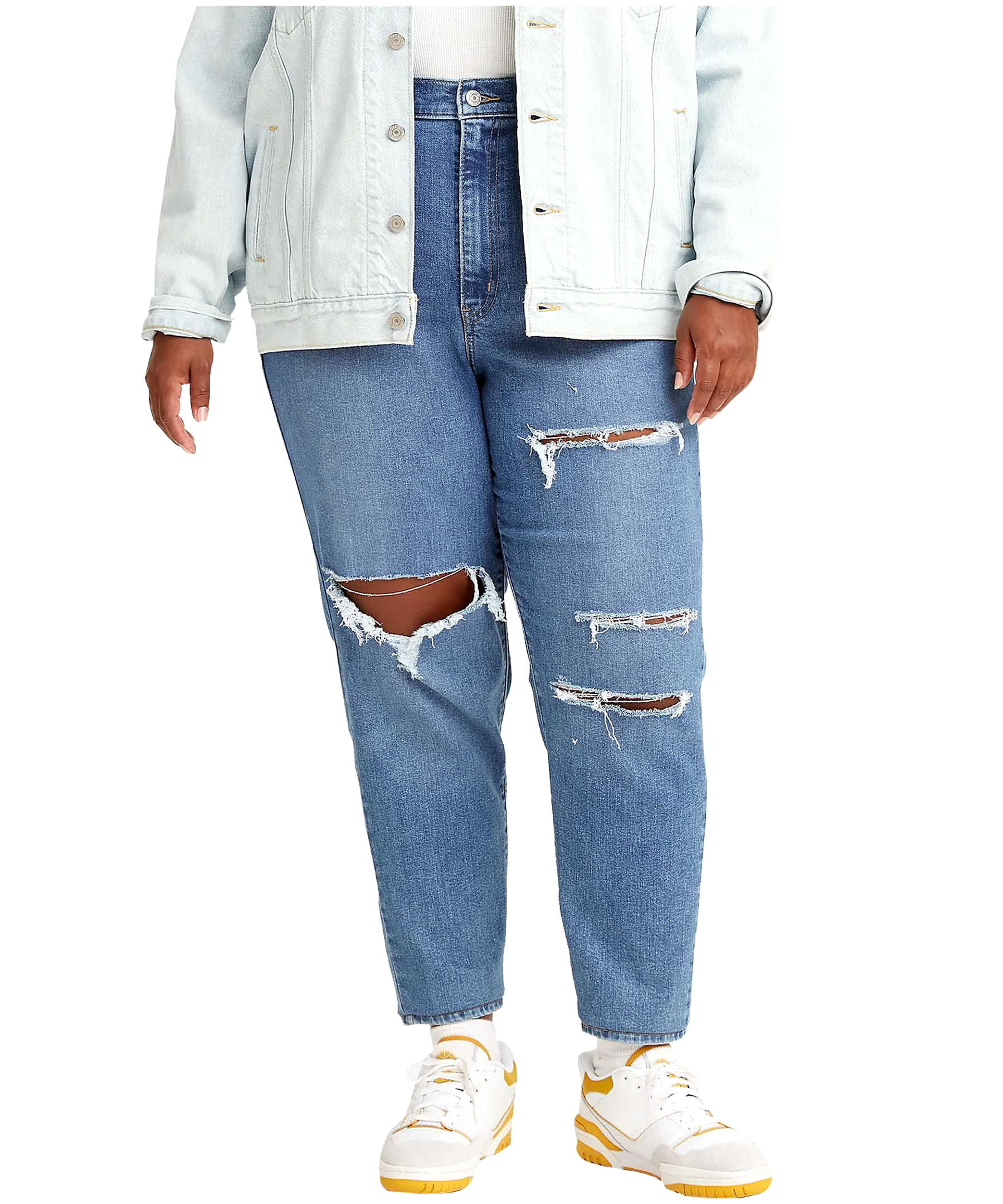 Levi's Women's High Rise Straight Leg Mom Jeans - Plus Size