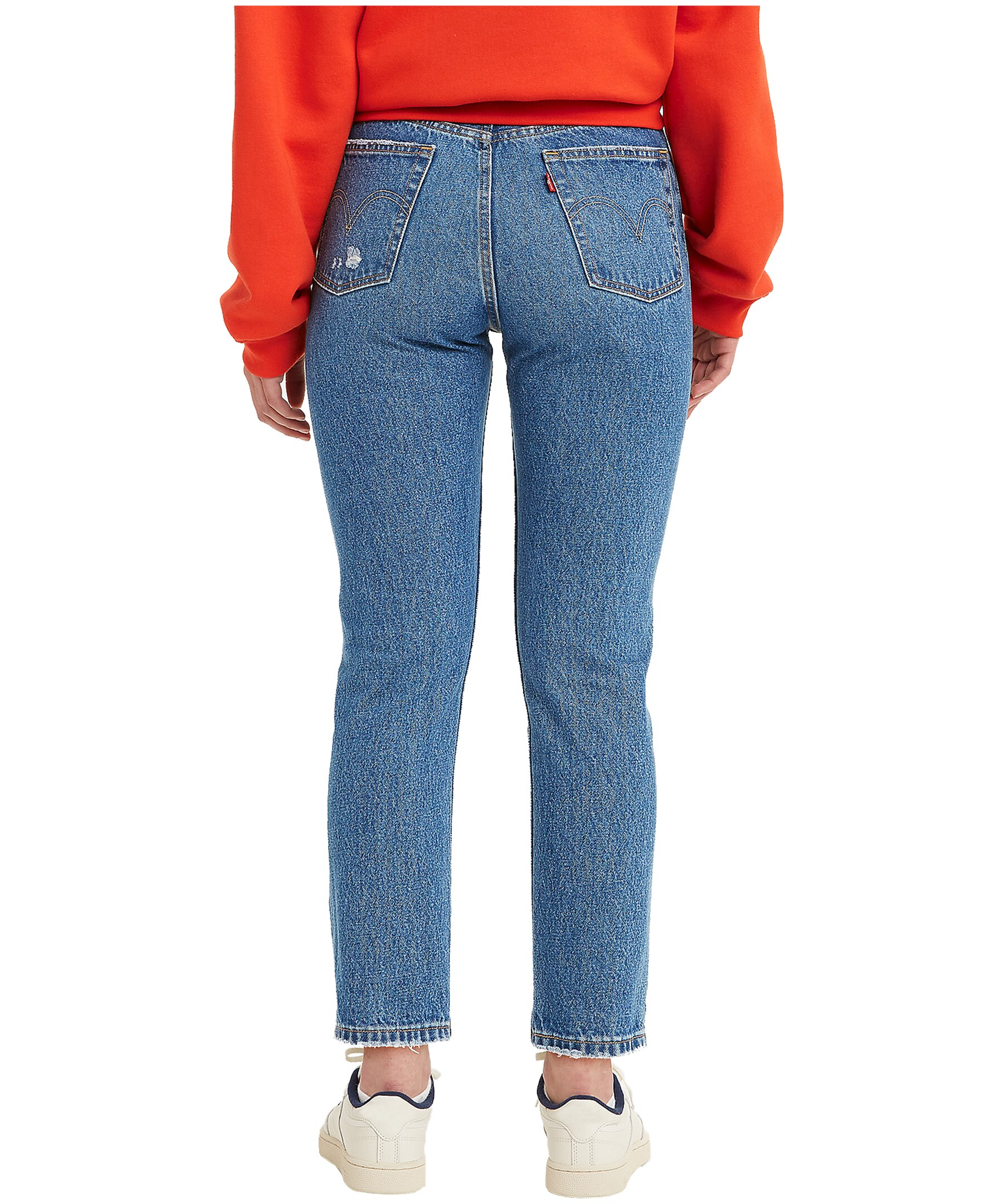 Levi's Women's 501 High Rise Straight Leg Cropped Jeans - Dark Indigo