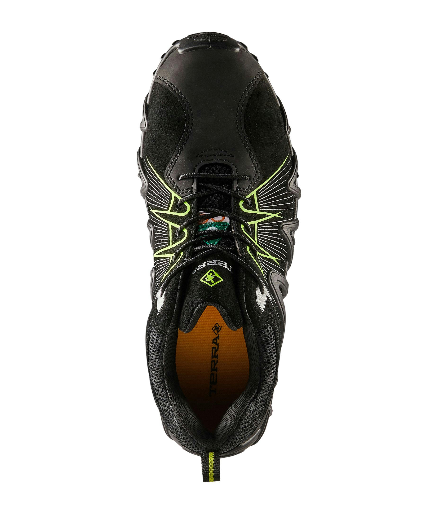 Terra Men's Spider X Composite Toe Composite Plate Athletic Safety Shoes - Black