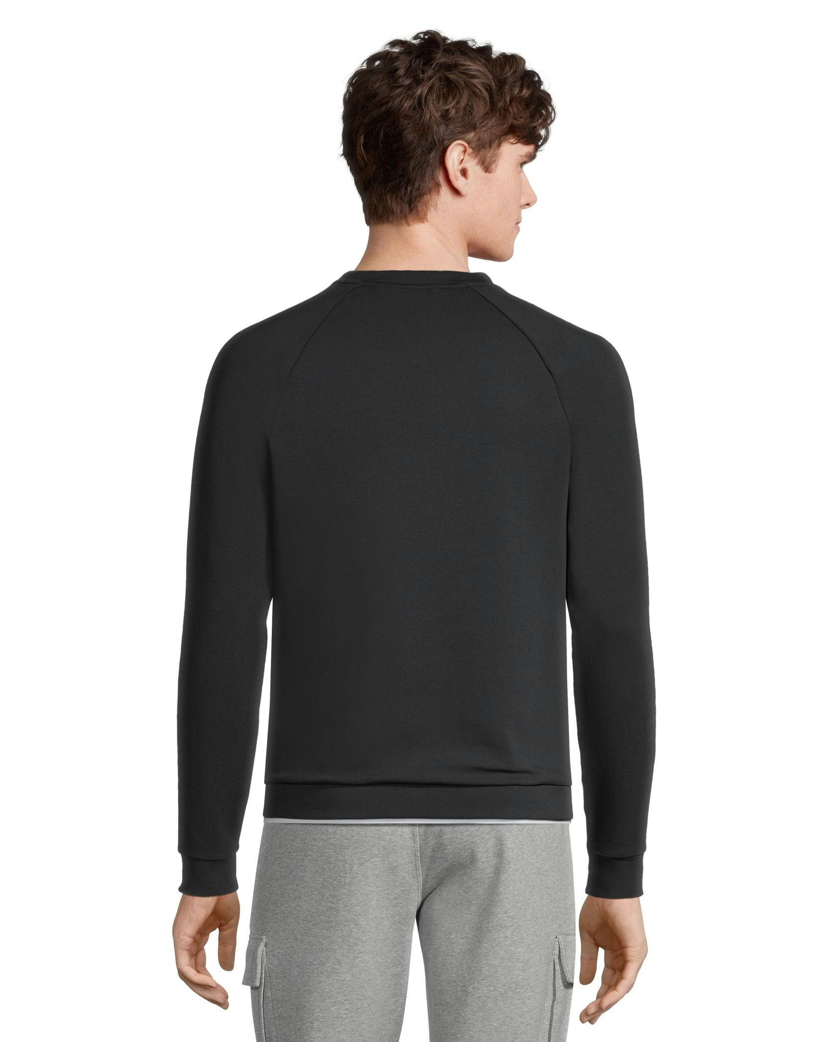 Matrix Men's Double-Knit Kangaroo Pocket Crew Neck Shirt