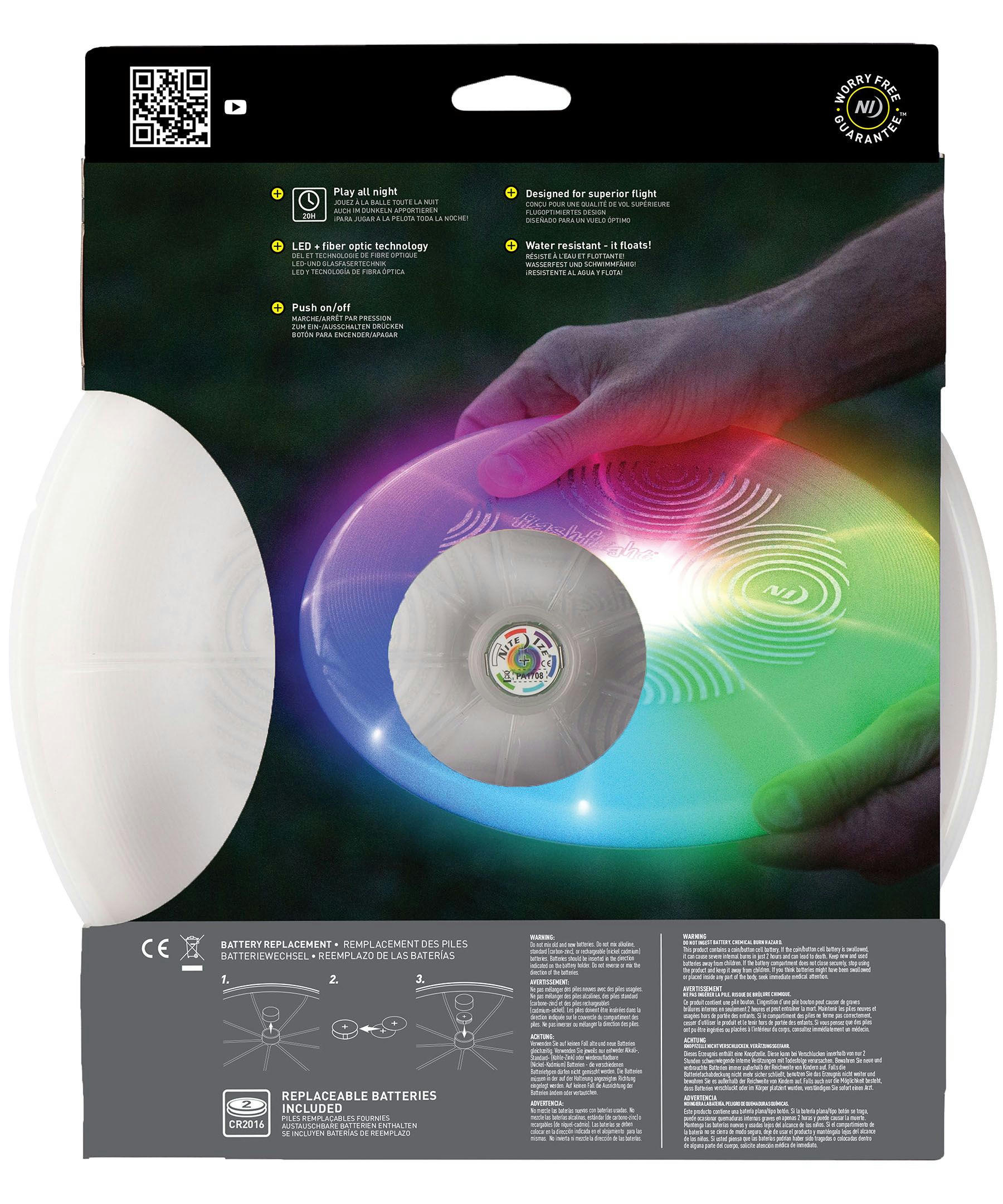 Nite Ize Flashlight Light Up Flying Disc