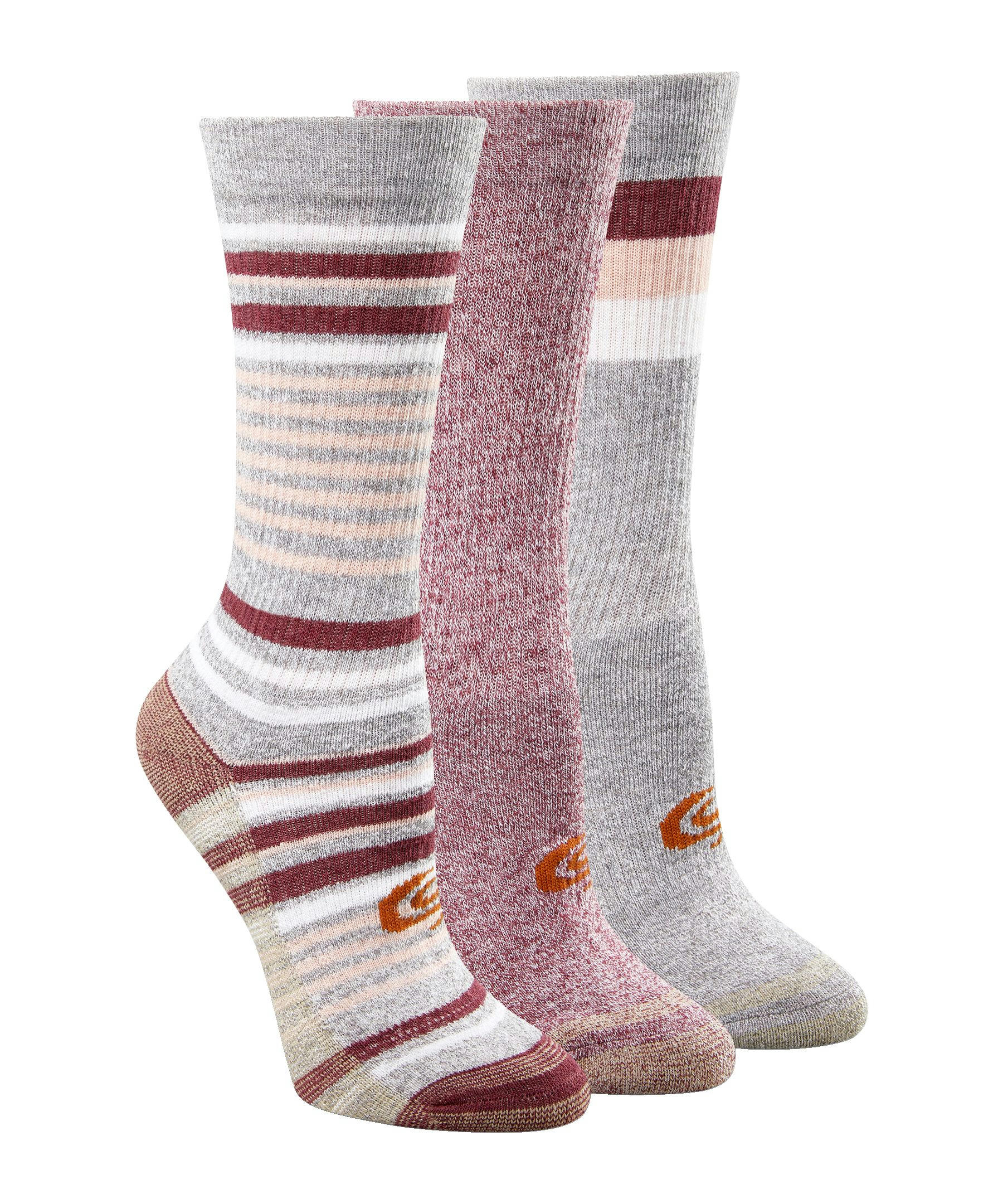 Copper Sole Women's 3 Pack Thermal Crew Socks