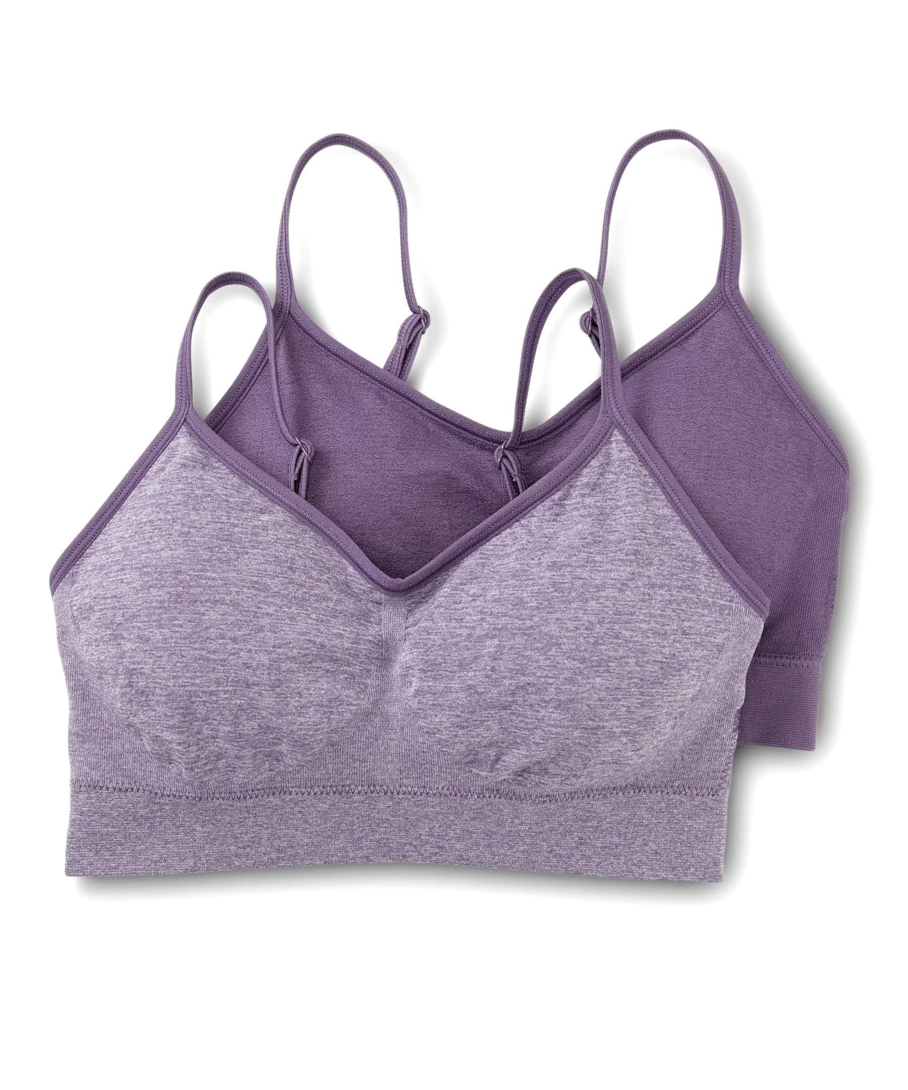 Denver Hayes Women's 2 Pack Perfect Fit Seamless Comfort Bra