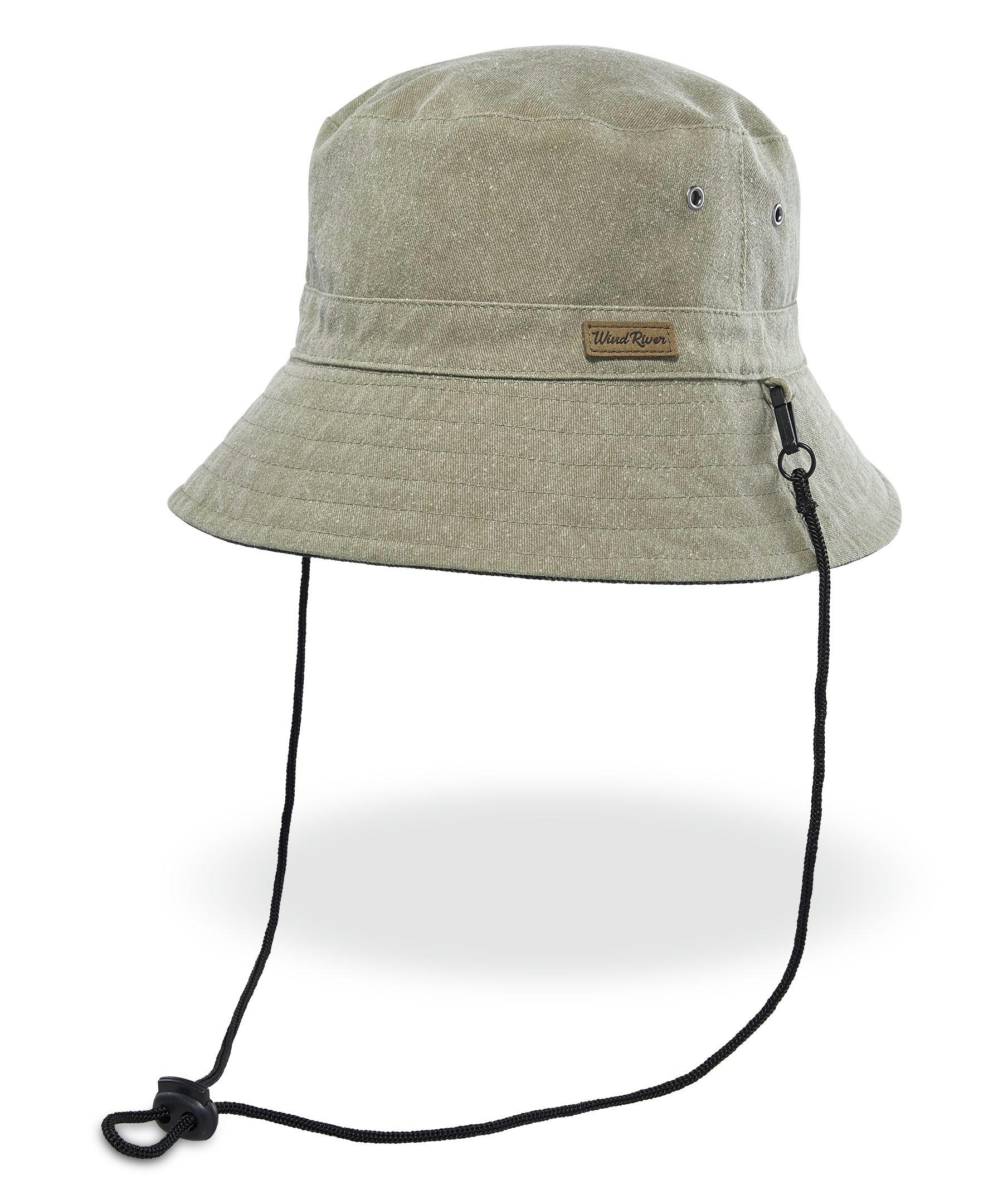 WindRiver Reversible Pigment Dyed Cotton Twill Bucket Hat